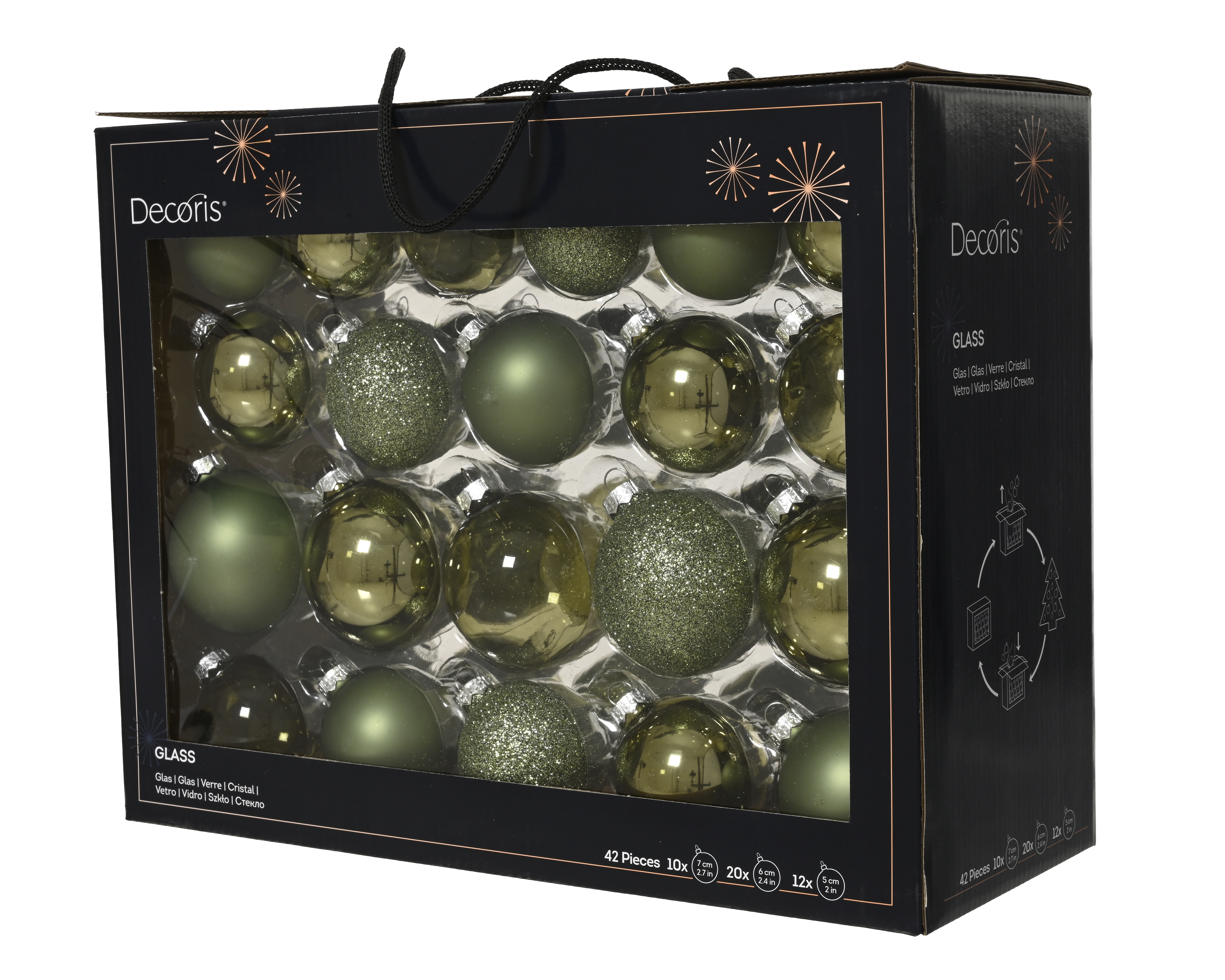 Kugelset 42-er - Rosmarin, Glas, Ø7cm