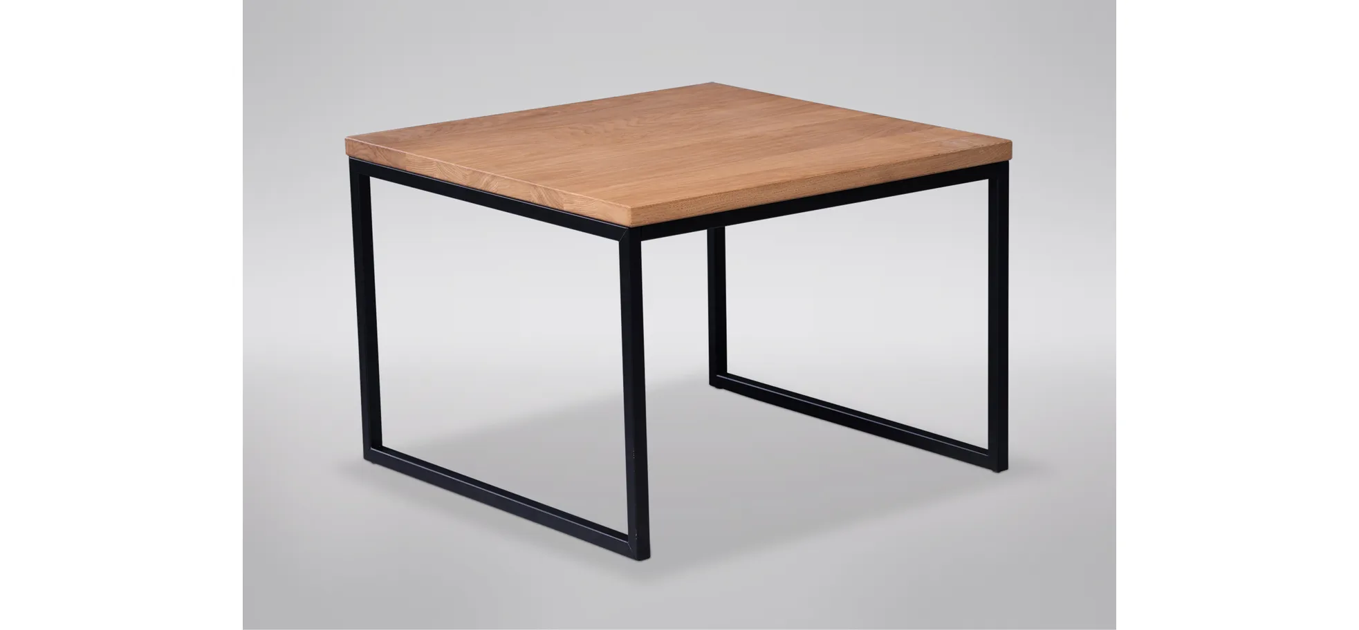 Couchtisch, Wildeiche, BHT 60x43x60 cm - Mirja