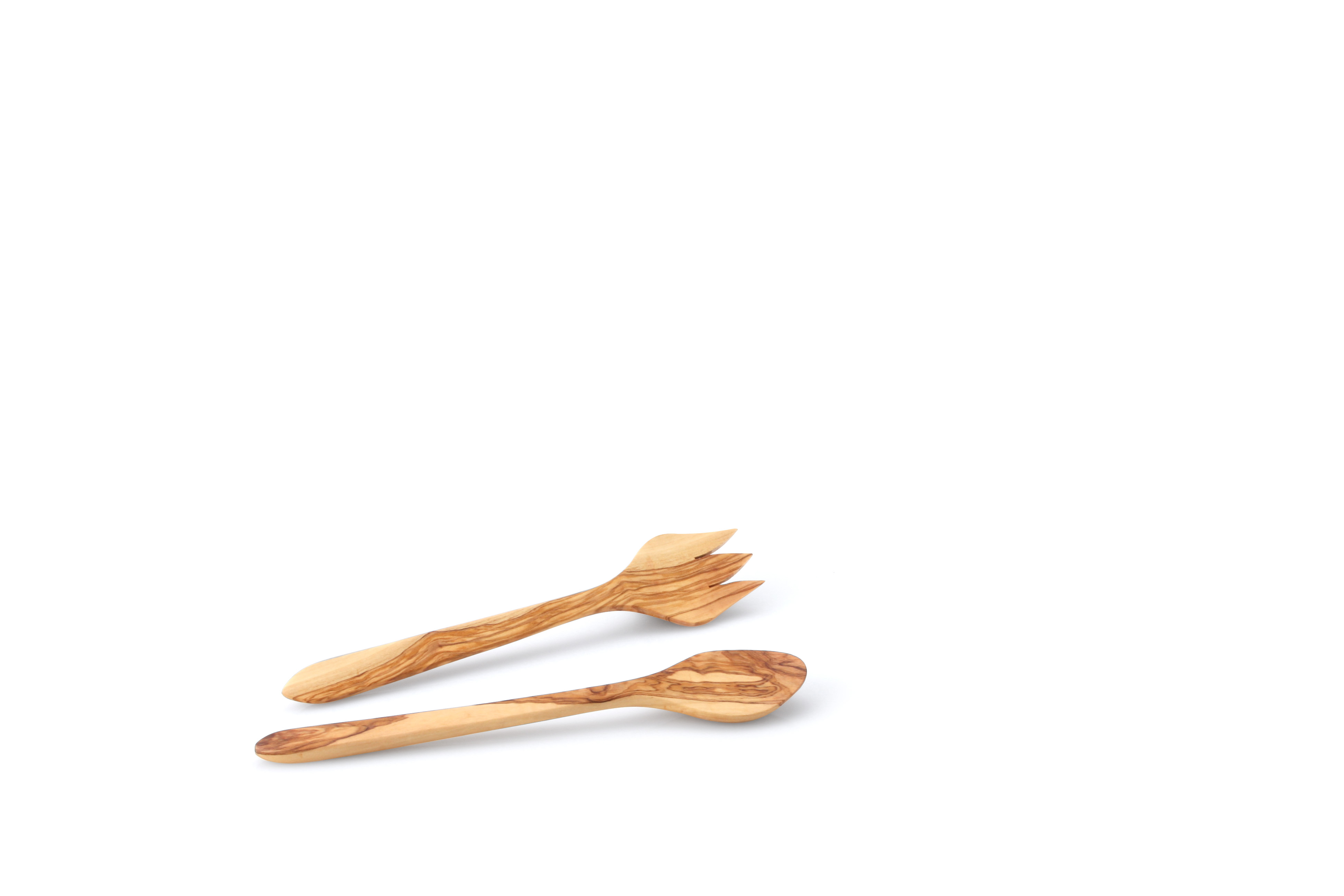 Salatbesteck Olivenholz - 30,5cm