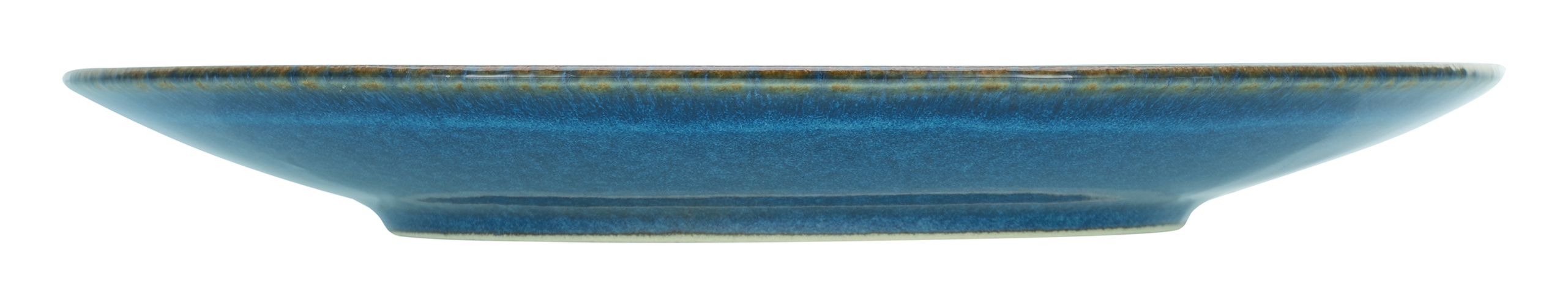 Speiseteller, 27x3x27 cm - Sea Breeze, blau