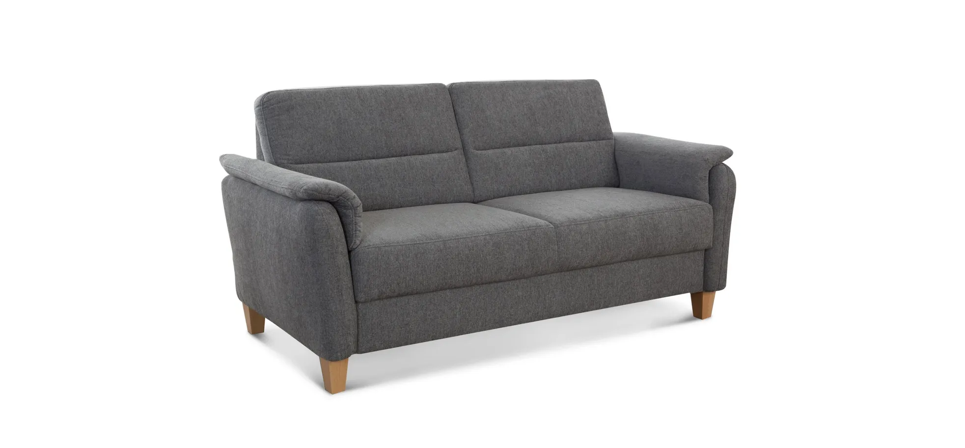 Sofa - 3-Sitzer, Stoff, Grau