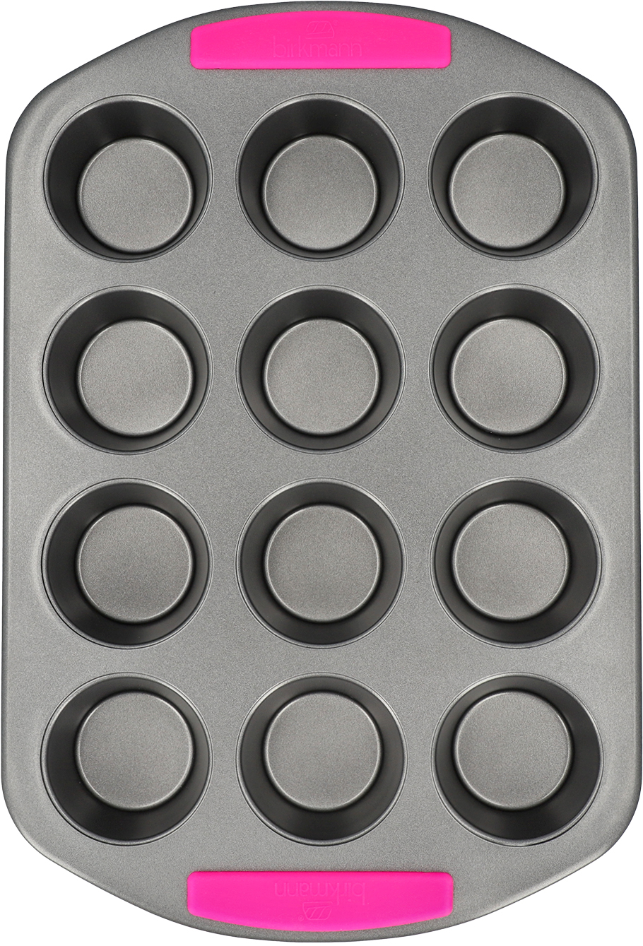 Muffinblech mit Griff, ca. Ø 7cm für 12 Stück - mit Antihaftbeschichtung