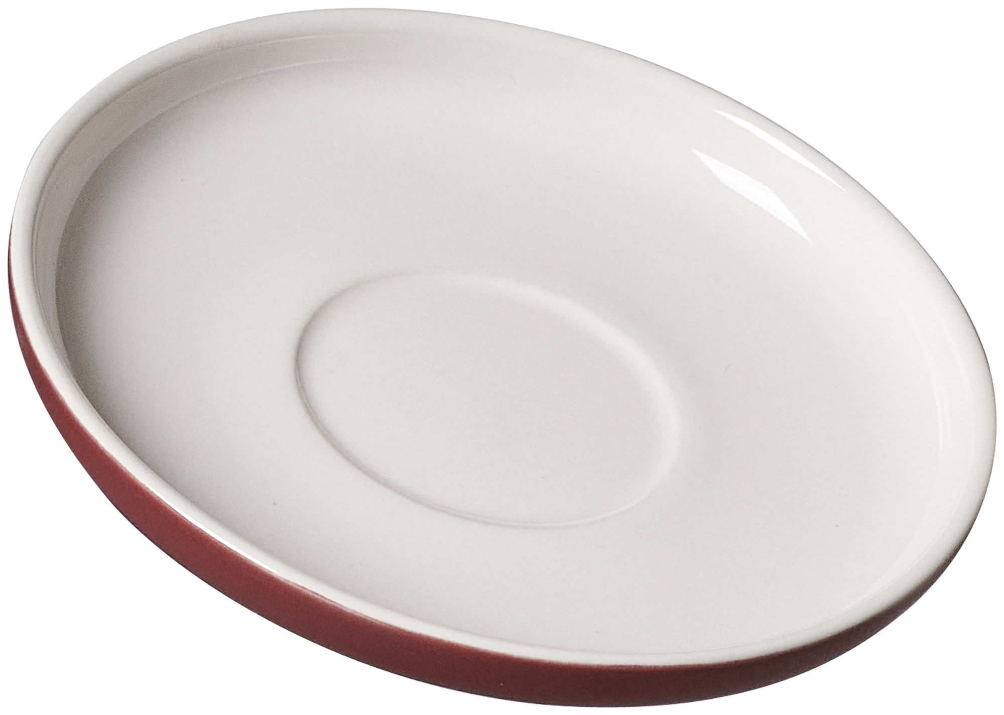 Espresso-Untertasse Jasper Beere 10,5 cm - Steinzeug, spülmaschinenfest, rund, rot