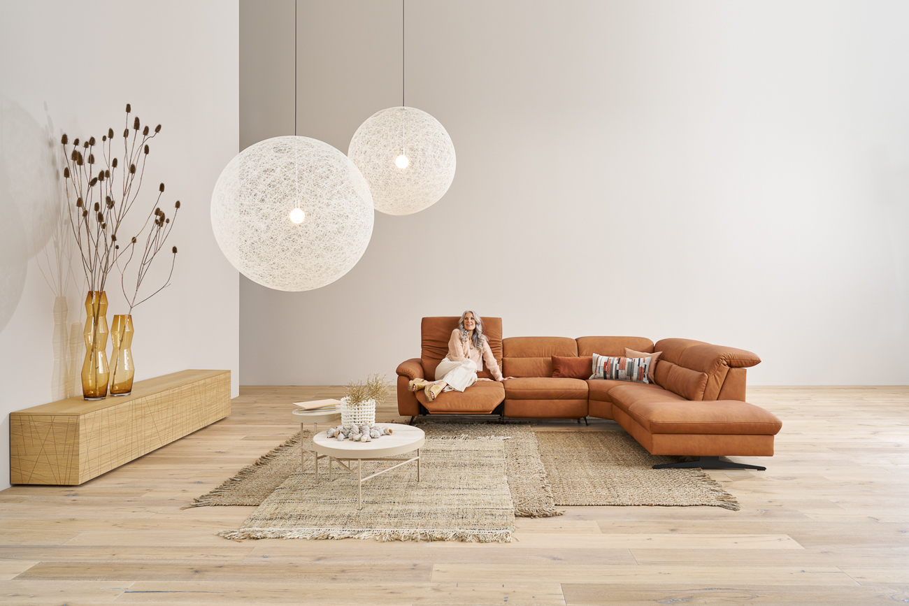 Ecksofa, Leder Yukon - Mykon 948