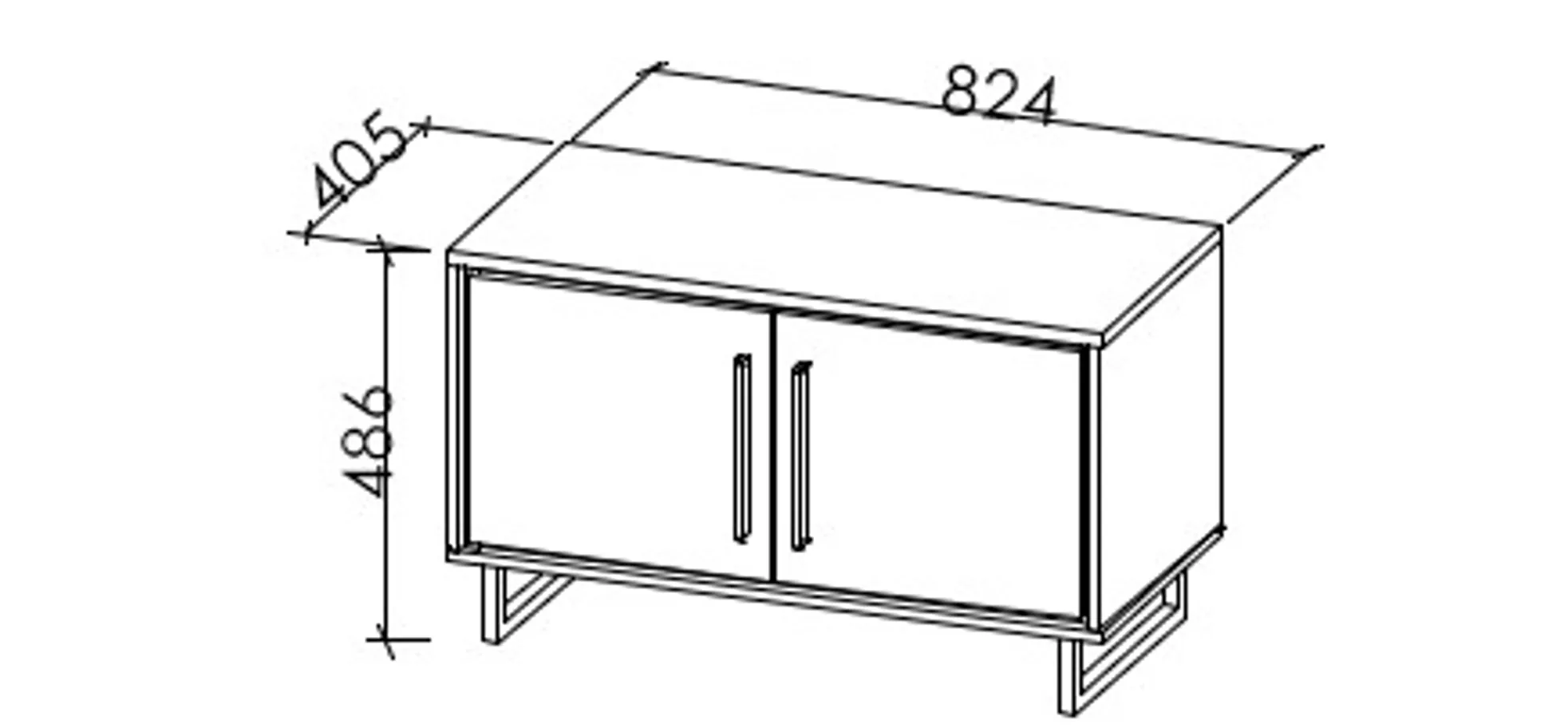 Garderobenbank, Eiche bianco  - Elenora