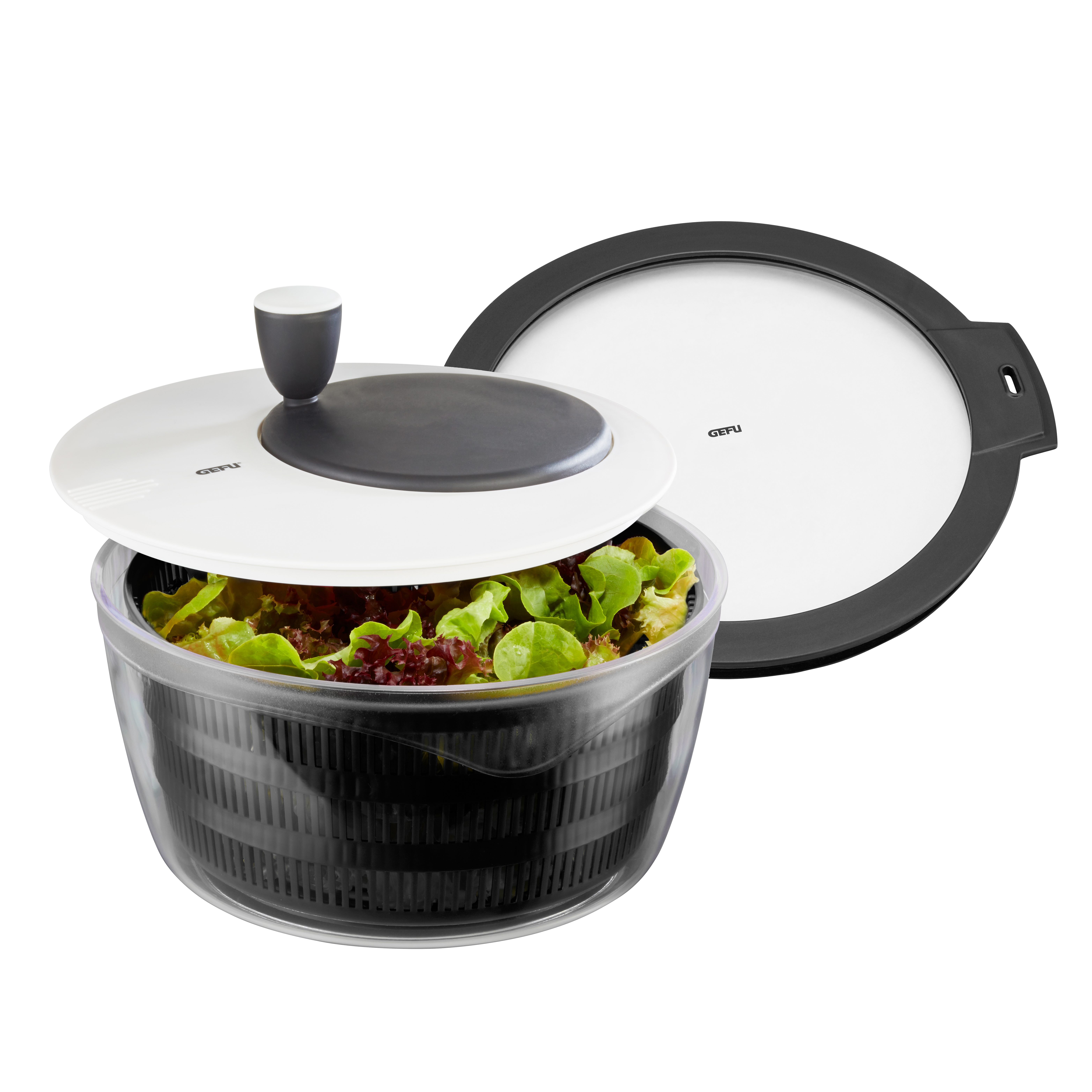 Salatschleuder ROTARE mit Essig- und Öl Sprüher - ROTARE + NEVA
