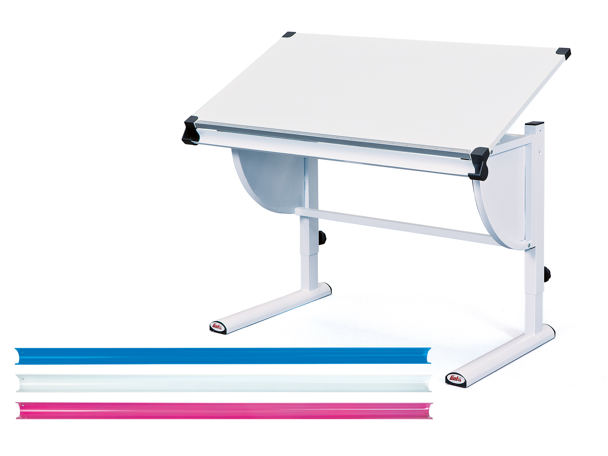 Schüler-Schreibtisch, weiß Dekor - MyTogo539