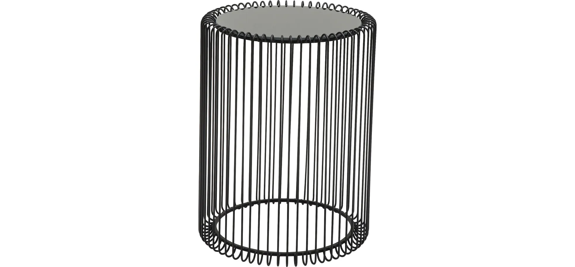Beistelltisch-Set- Stahl, Schwarz, Glas, Schwarz Beistelltisch-Set- Stahl, Schwarz, Glas, Schwarz