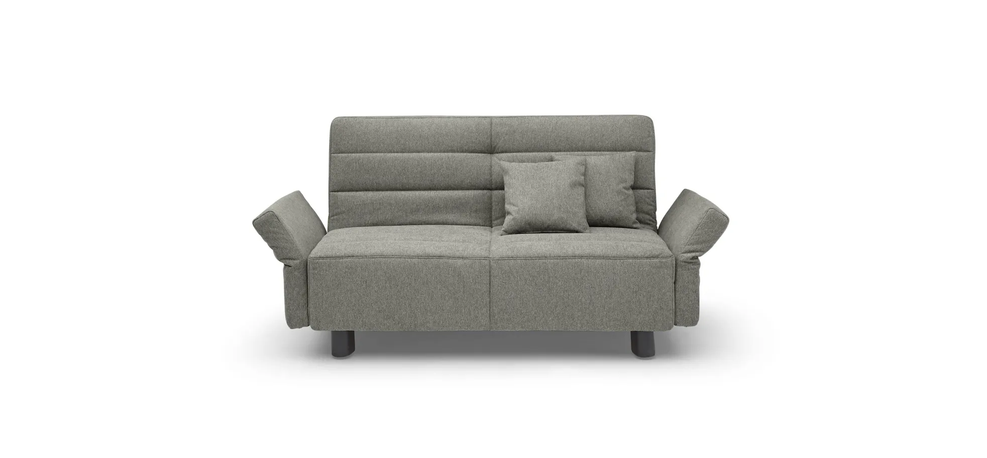 Funktionssofa EASY Optik D - 2-Sitzer, 140 cm inkl. Schlaffunktion, Stoff, Grün
