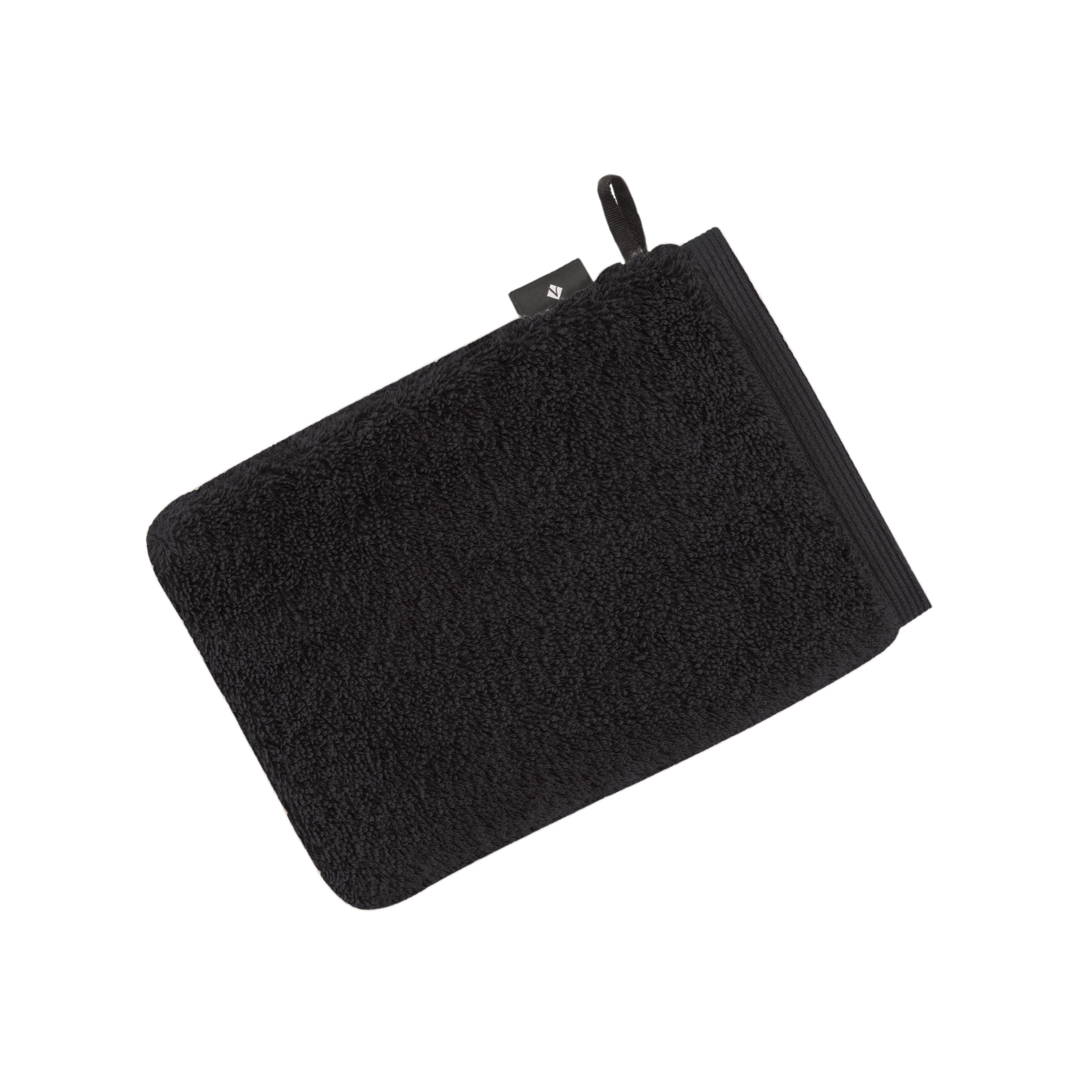Waschhandschuh High Line schwarz - ca. 22 x 16 cm
