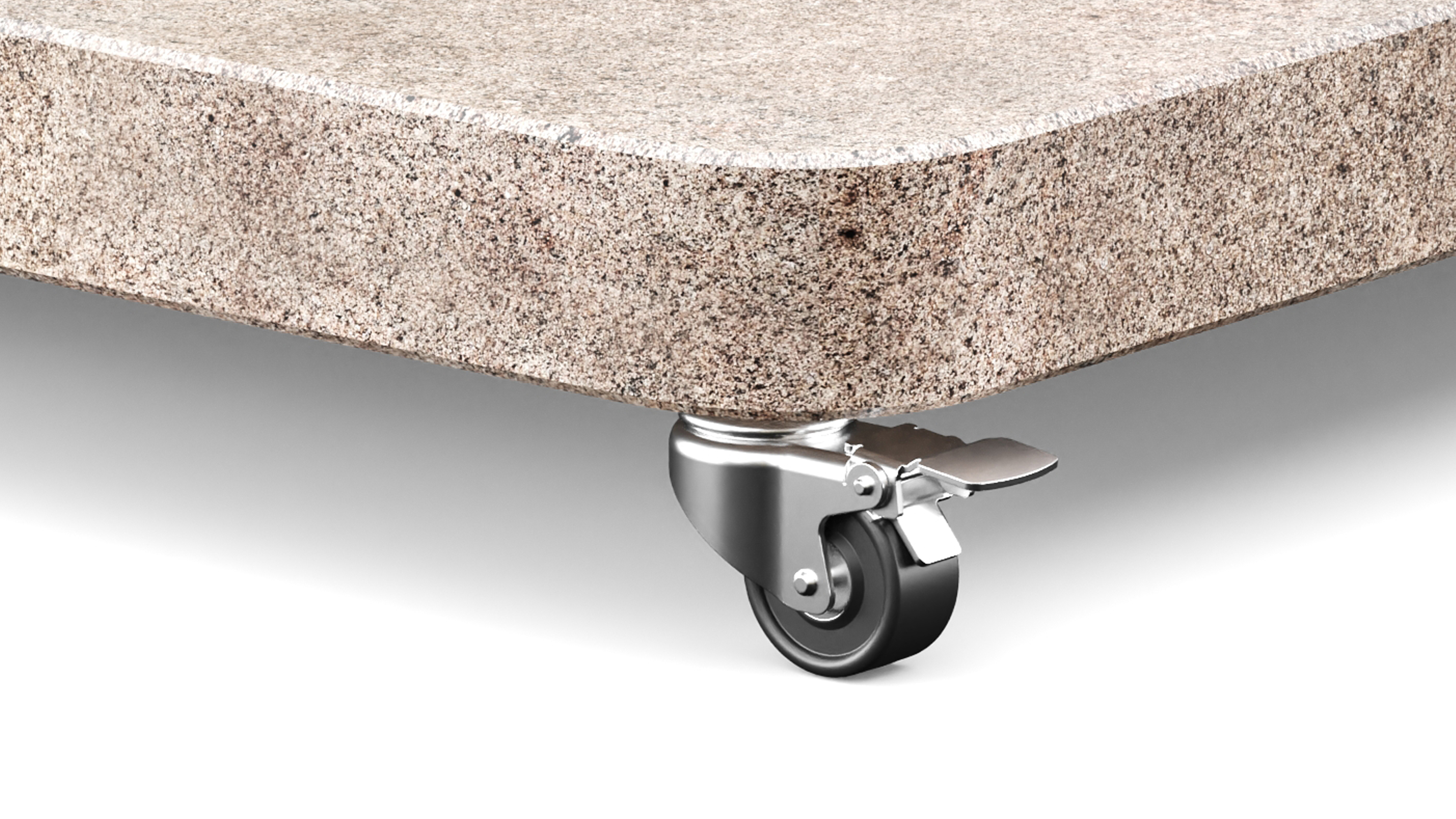 Schirmständer, 120 kg, Granit beige - Venezia round egde 120 kg