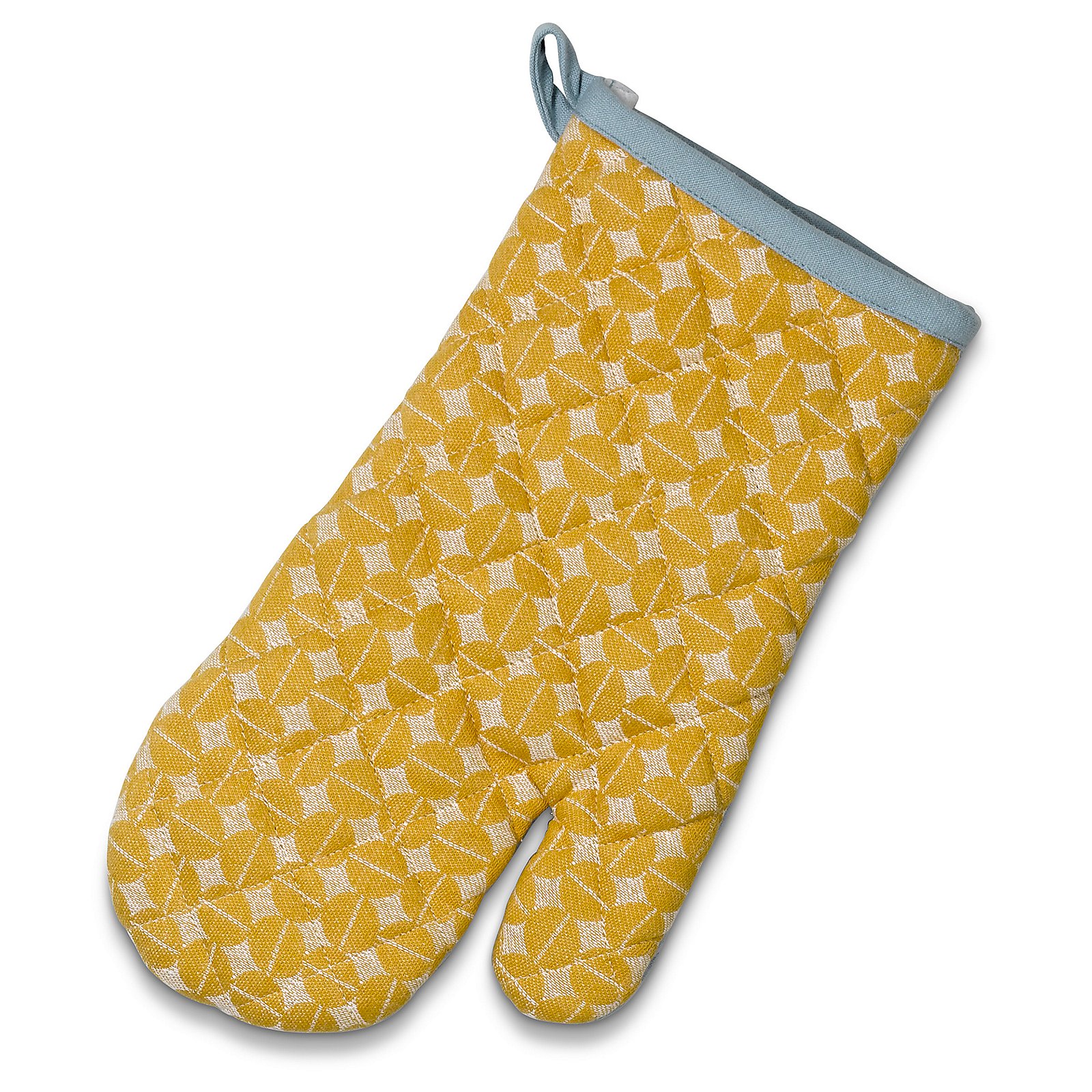 Topfhandschuh Svea - hellblau/gelb