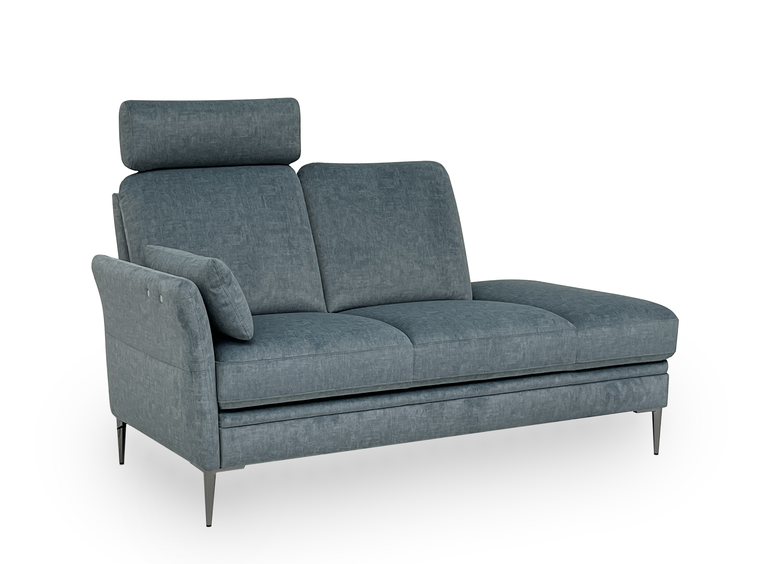 Recamiere, blau/türkis, 160 cm breit - MyStyle 2045