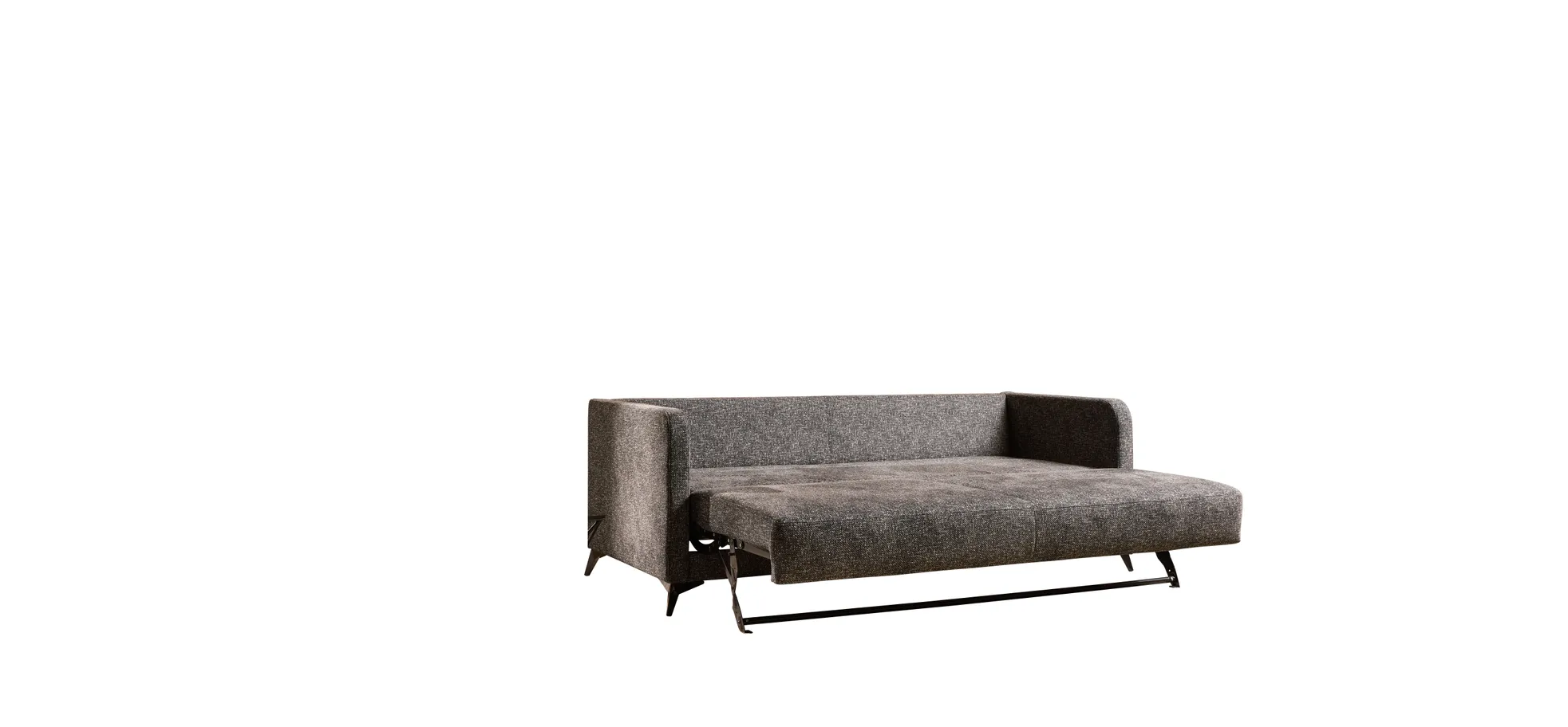 Schlafsofa - Stoff, Anthrazit