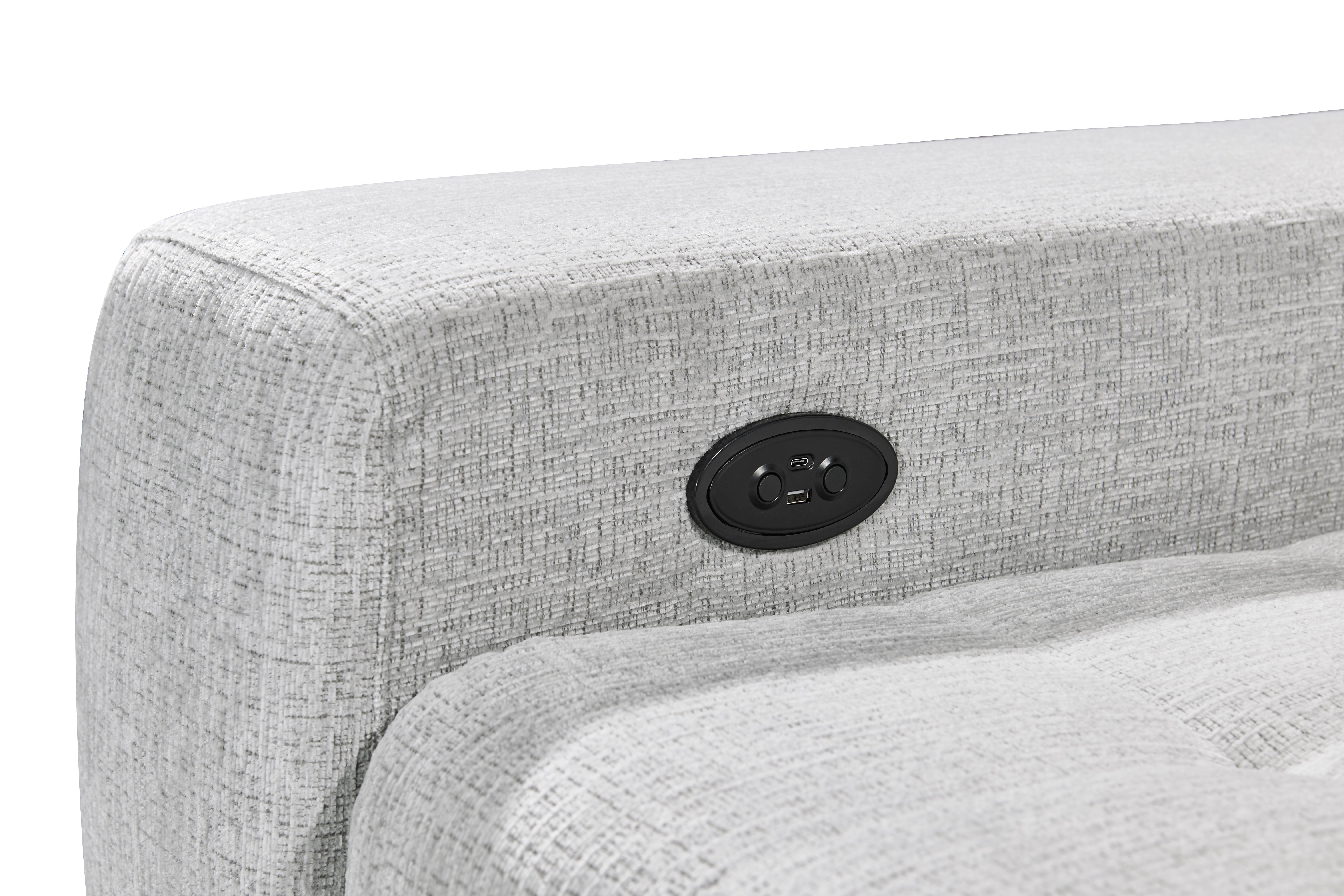 Ecksofa, light grey - Elty
