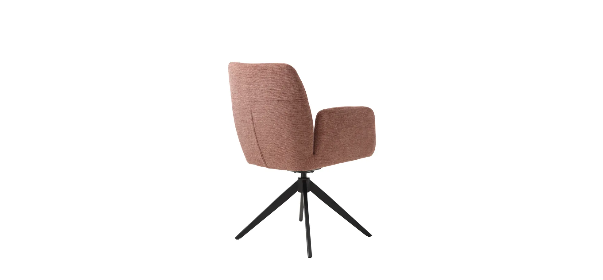 Armlehnstuhl, drehbar, Bouclé Rosa - Ulima