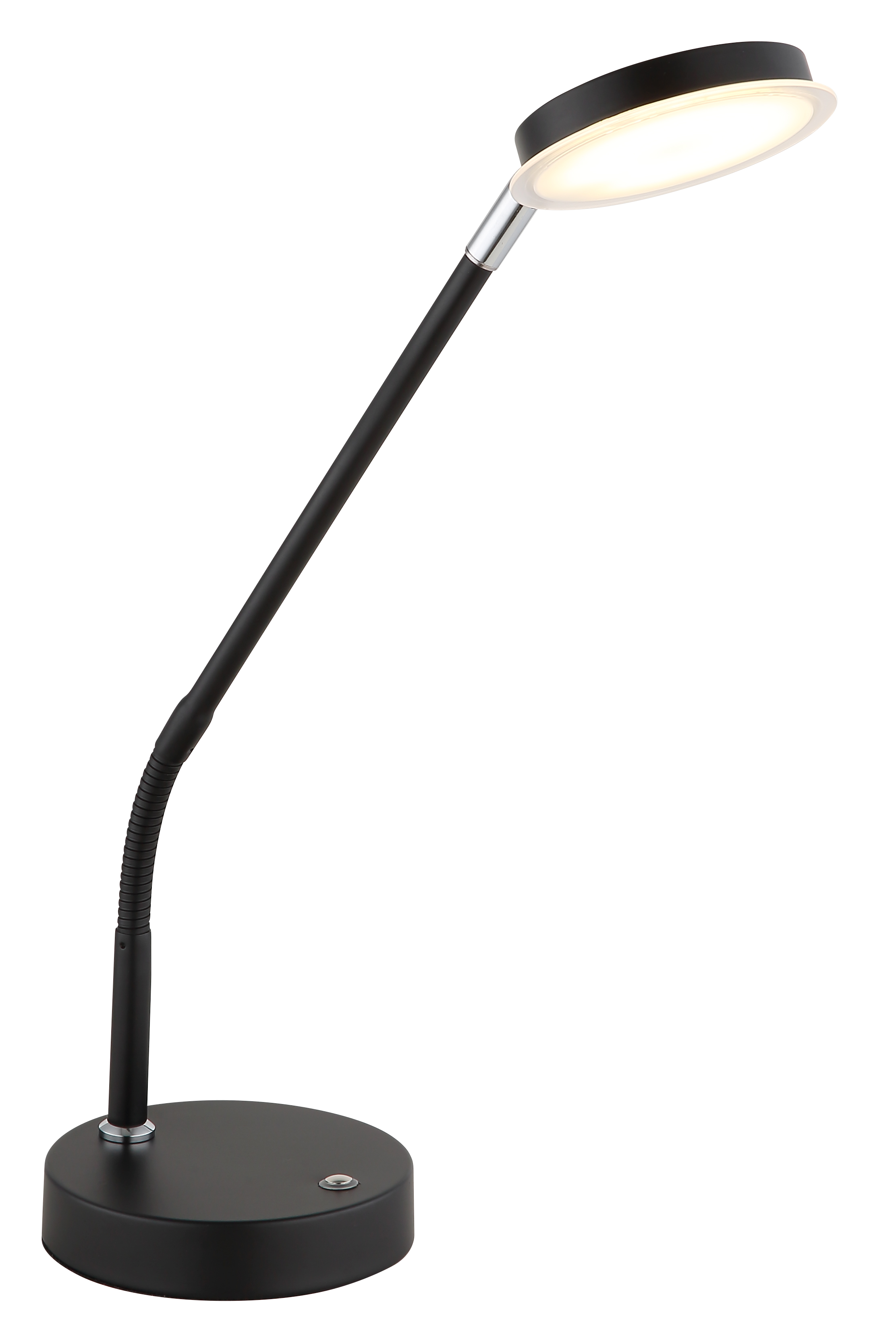 Tischleuchte SILVIO - LED, schwarz matt, ca. 43x13x52cm