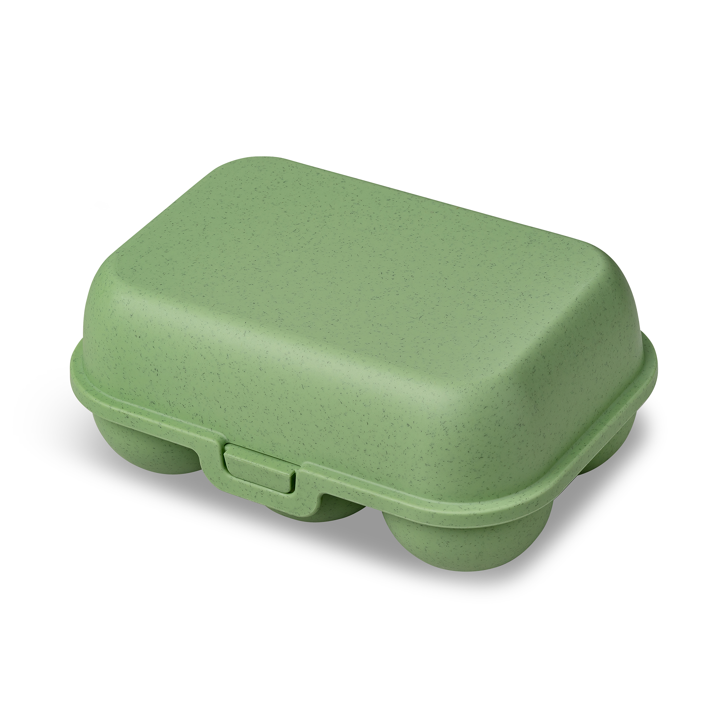 Eierbox 6 Eier, nature leaf green - stapelbar, leicht zu reinigen, CO2-neutral