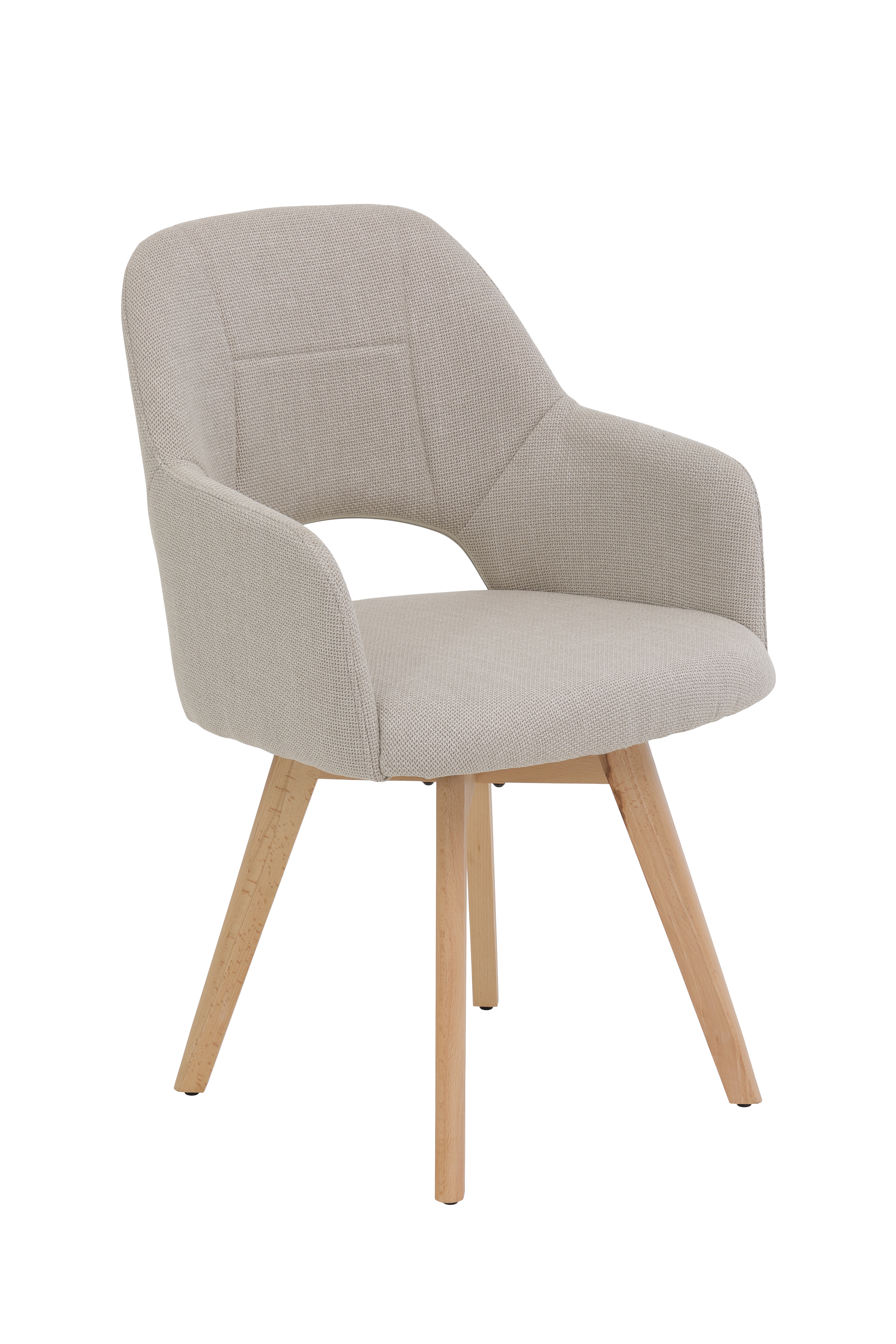 Armlehnstuhl, beige - MyStyle 4036