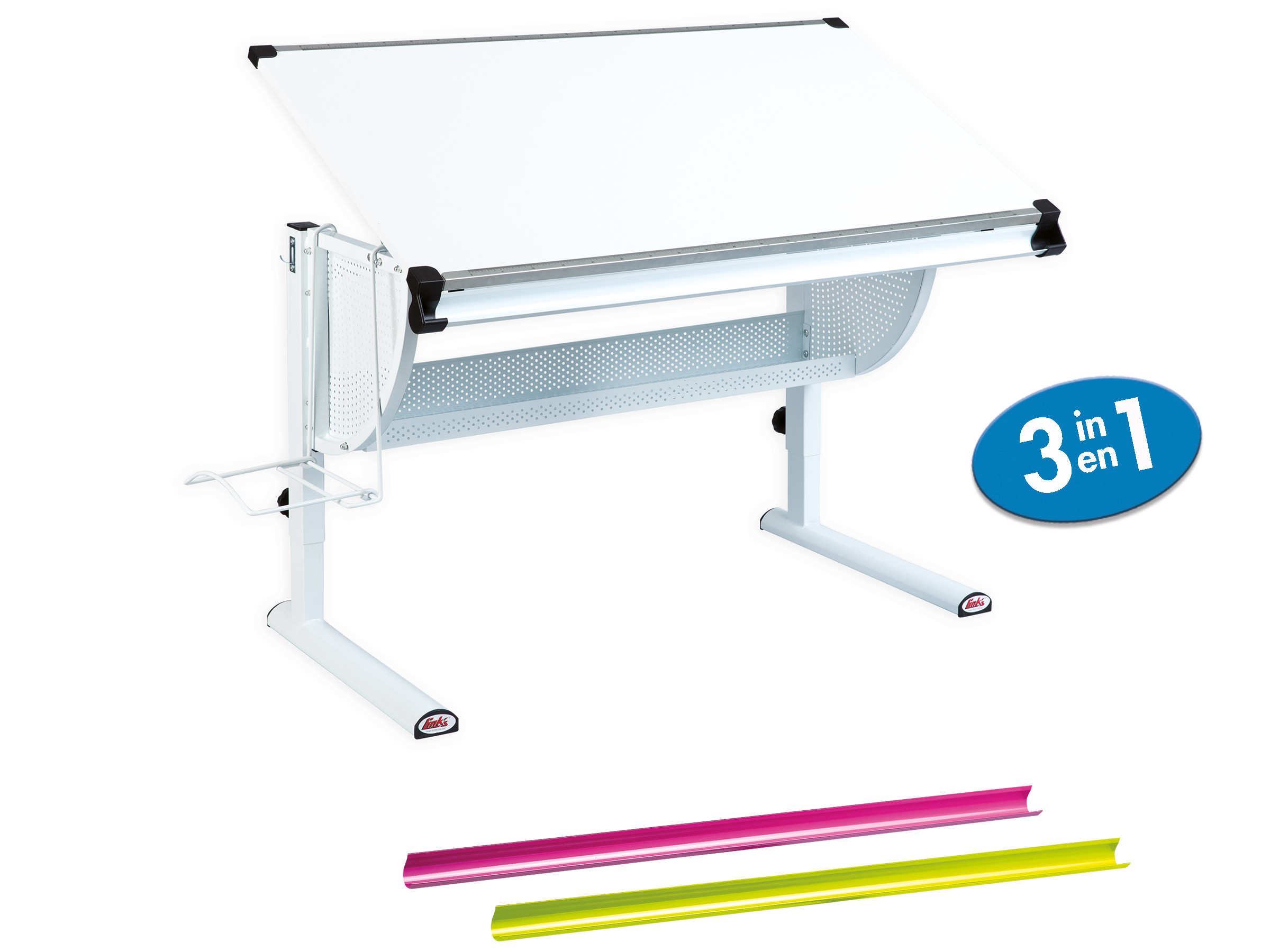 Schreibtisch, MDF weiß - Mykon 926