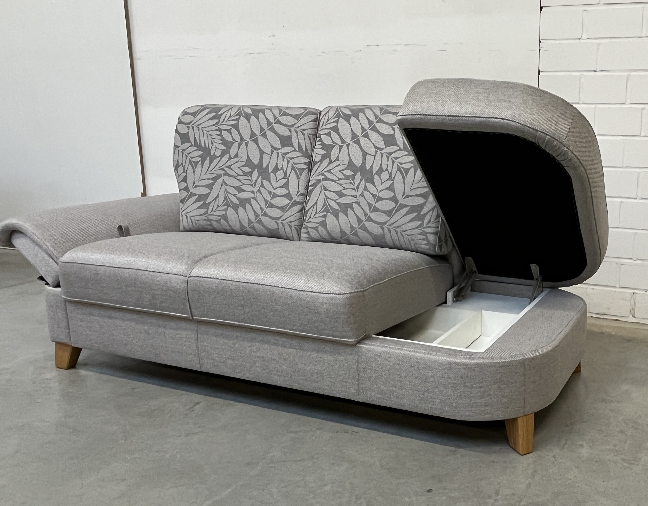 Polstergarnitur, grau meliert - MyStyle 2178