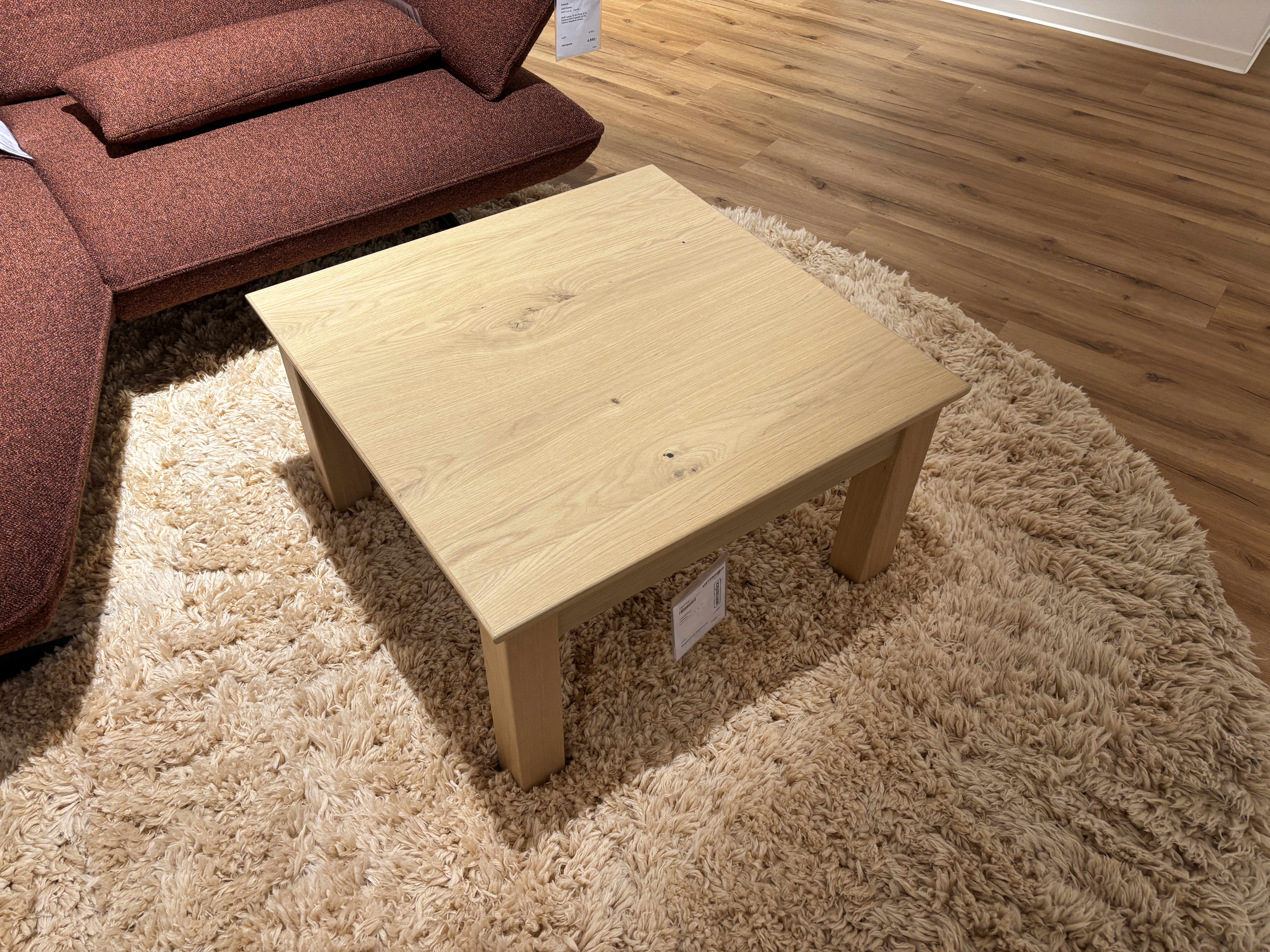 Couchtisch, Asteiche furniert - FRESNO