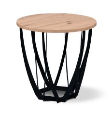 Beistelltisch, Dekor Artisaneiche, Ø 50 cm - Maylea