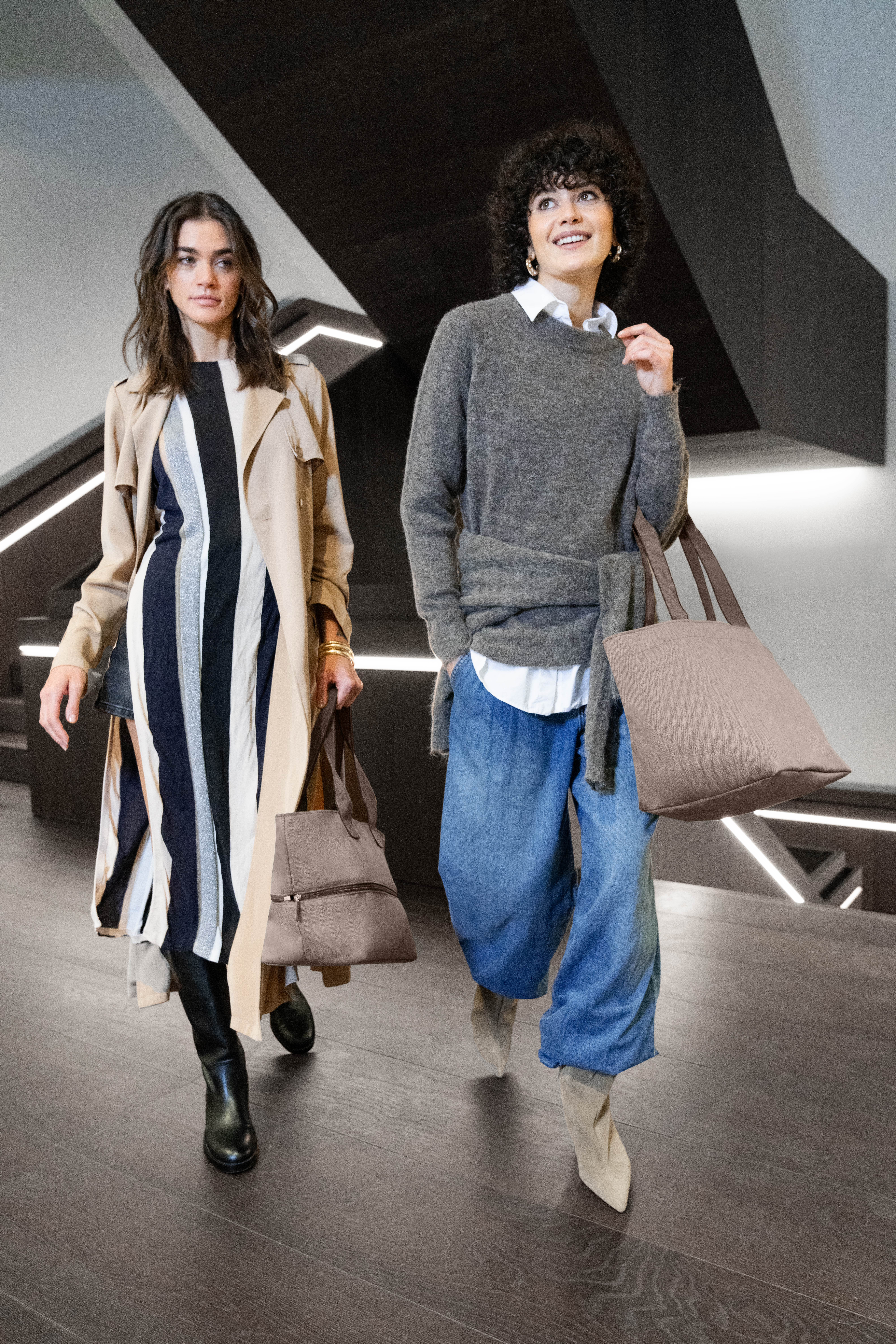 reisenthel, Shopper M - herringbone mokka