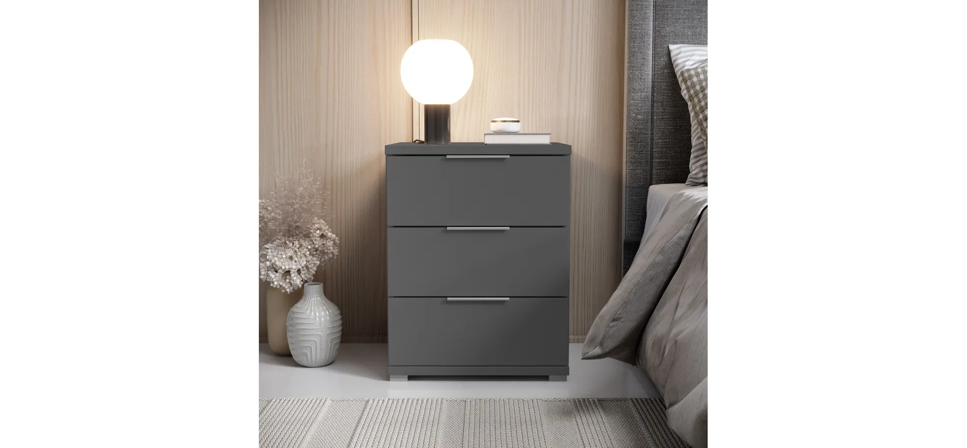 Nachtkommode, Graphit - MyStyle 3057