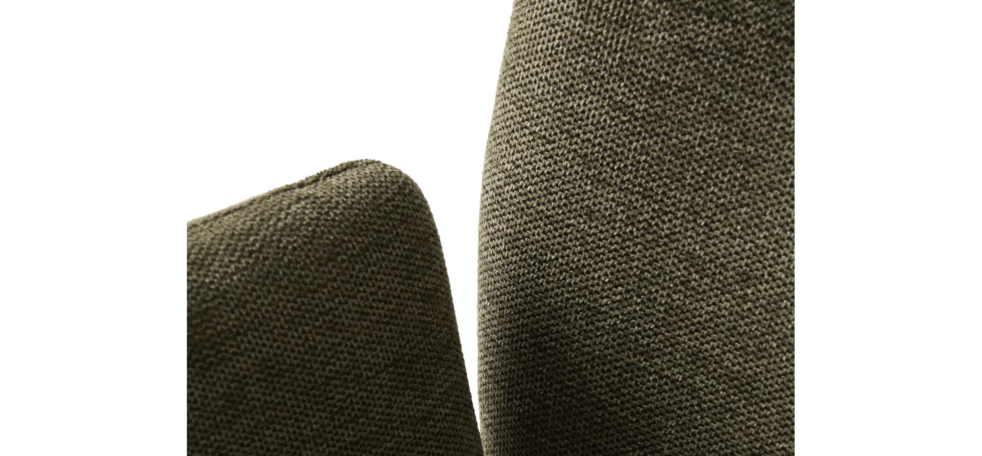 Armlehnstuhl, drehbar, Bouclé Olivgrün - Ulima