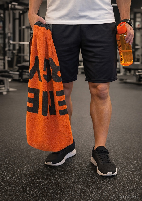 Fitnesstuch Energy, ca. 50x130cm, orange - Fitness- & Gym-Towel