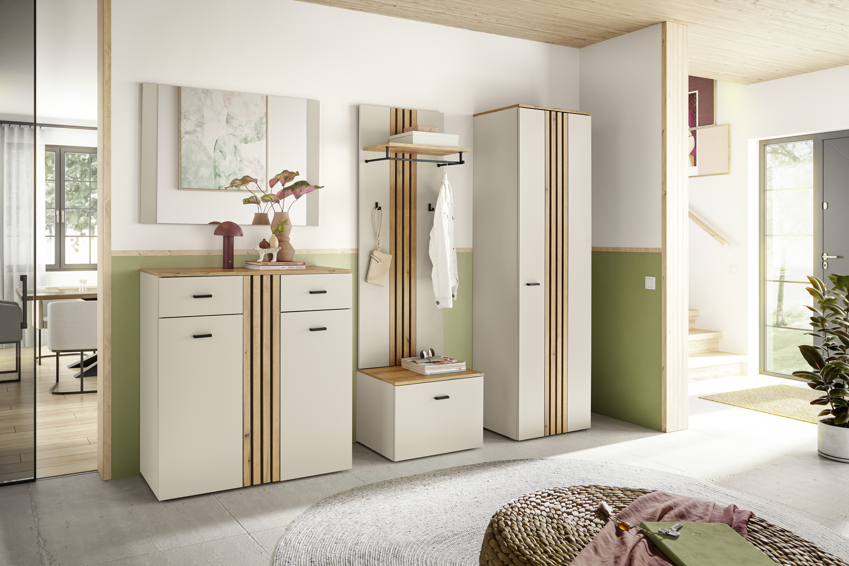 Garderobenschrank, Kaschmir Dekor - MyStyle 6013