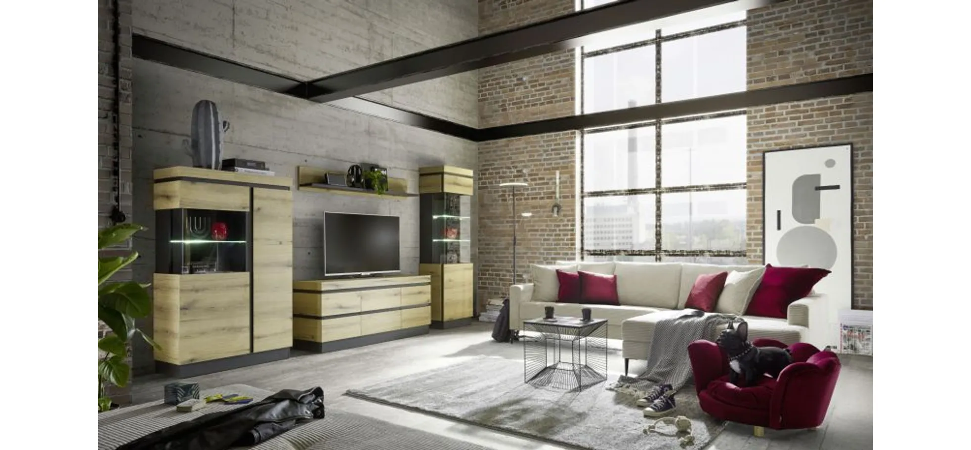 TV-Unterteil, Coast Evoke Eiche - Waca