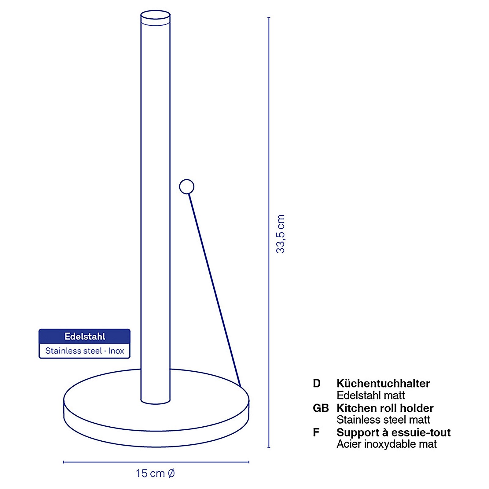 Küchenrollenhalter Rollo