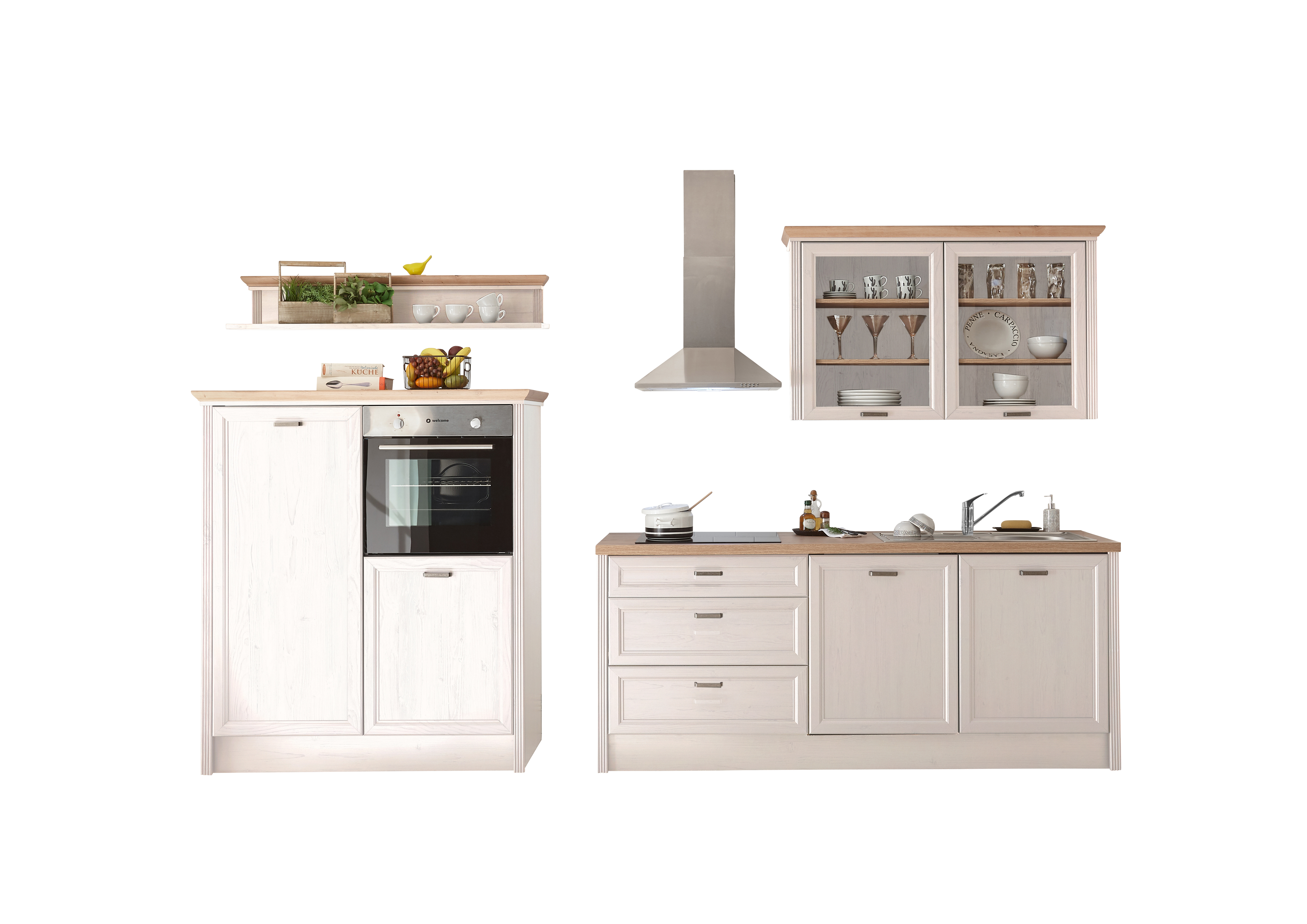 Küchenblock, Pinie hell - Jasmin