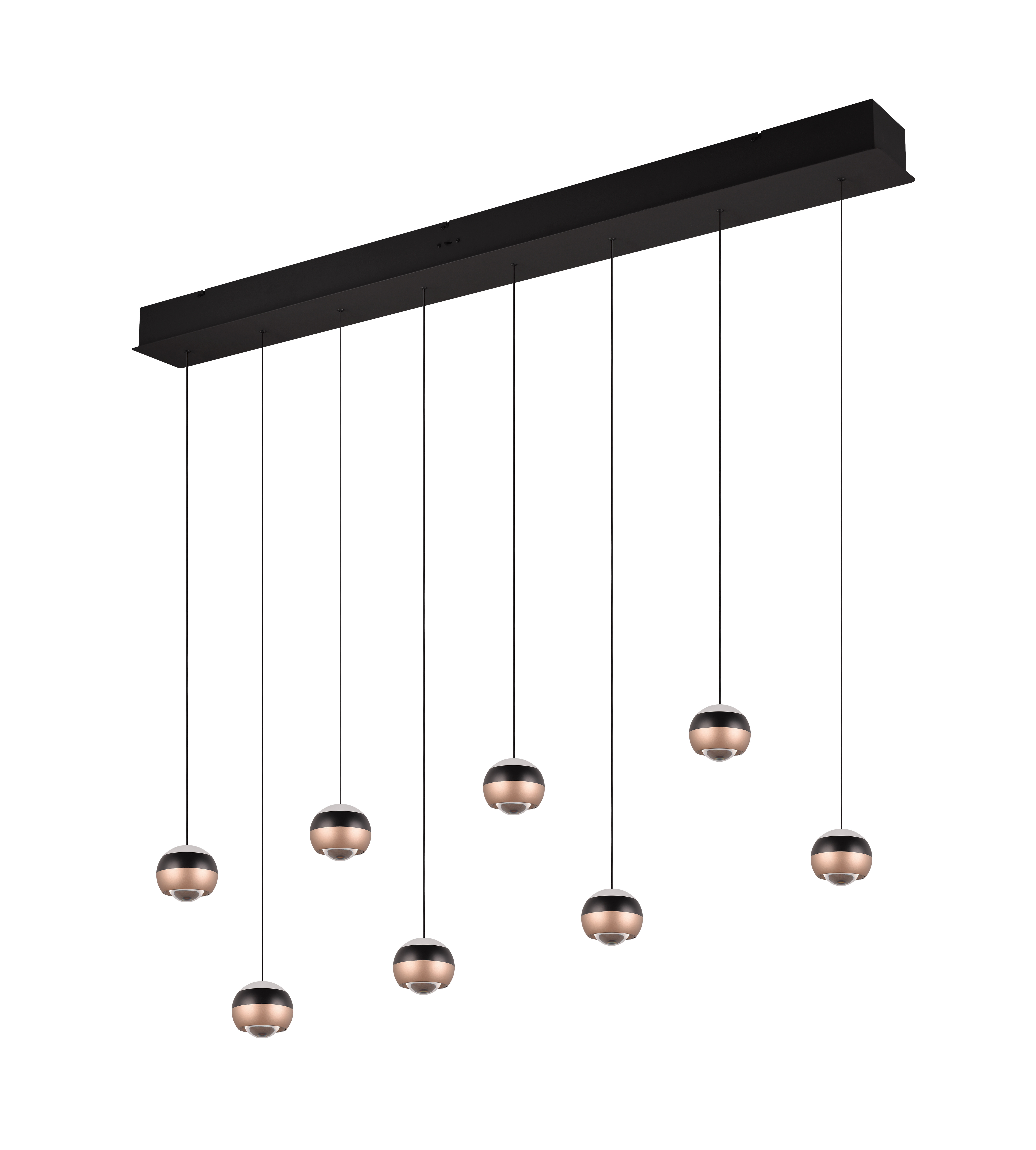 Pendelleuchte Orbit - 8-flg, LED, ca. 120x13x200cm