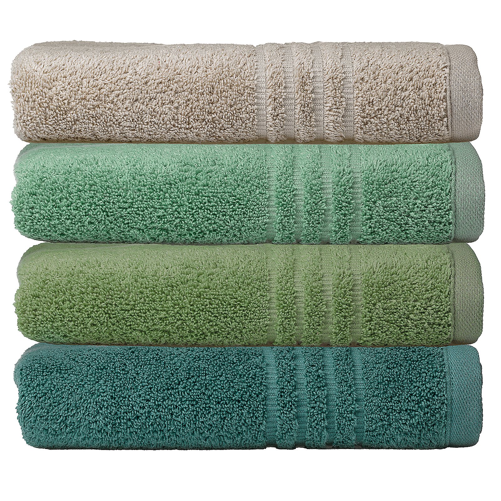 Waschhandschuh Leonora 21x15 cm - 100%Baumwolle Premium silbergrau
