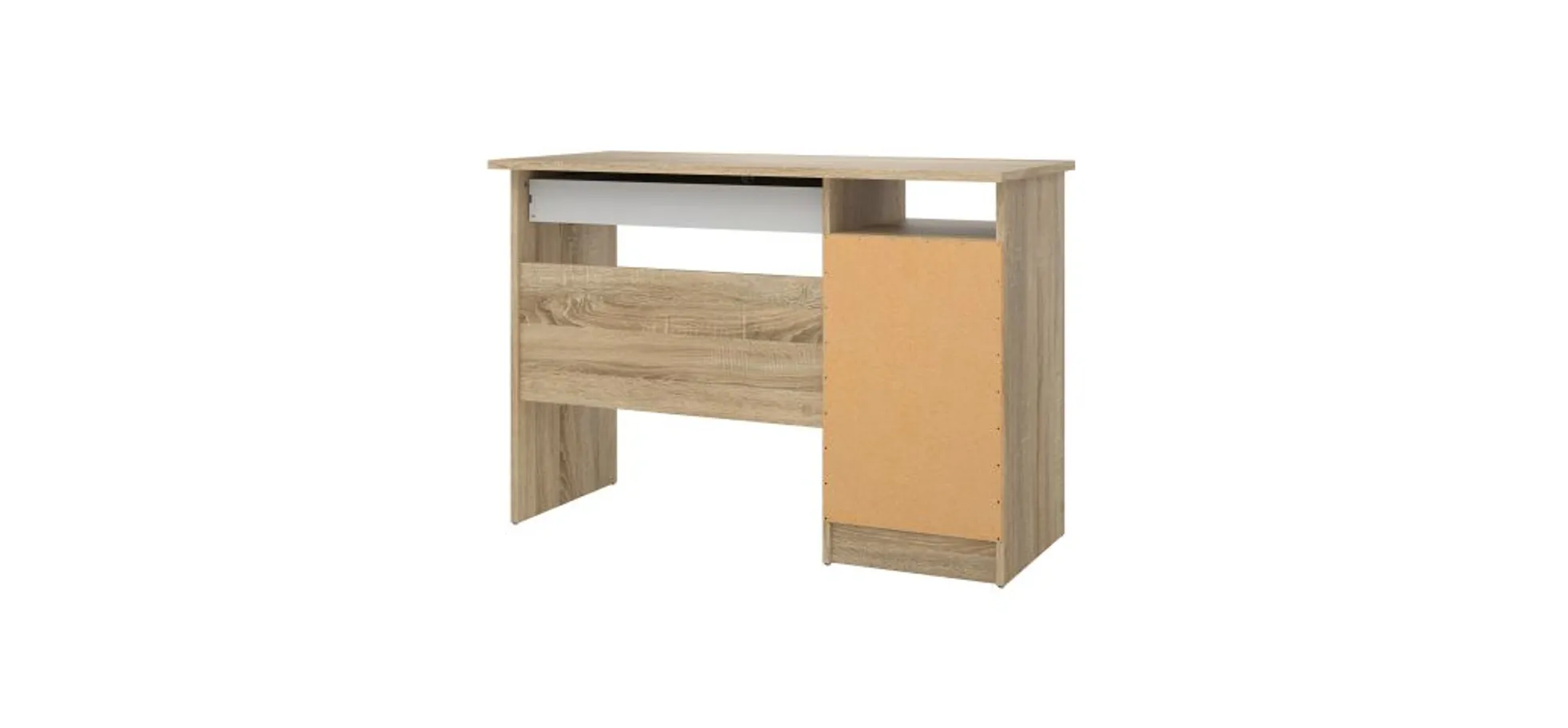 Schreibtisch - LB ca. 110x49 cm, Eiche Struktur Nachbildung