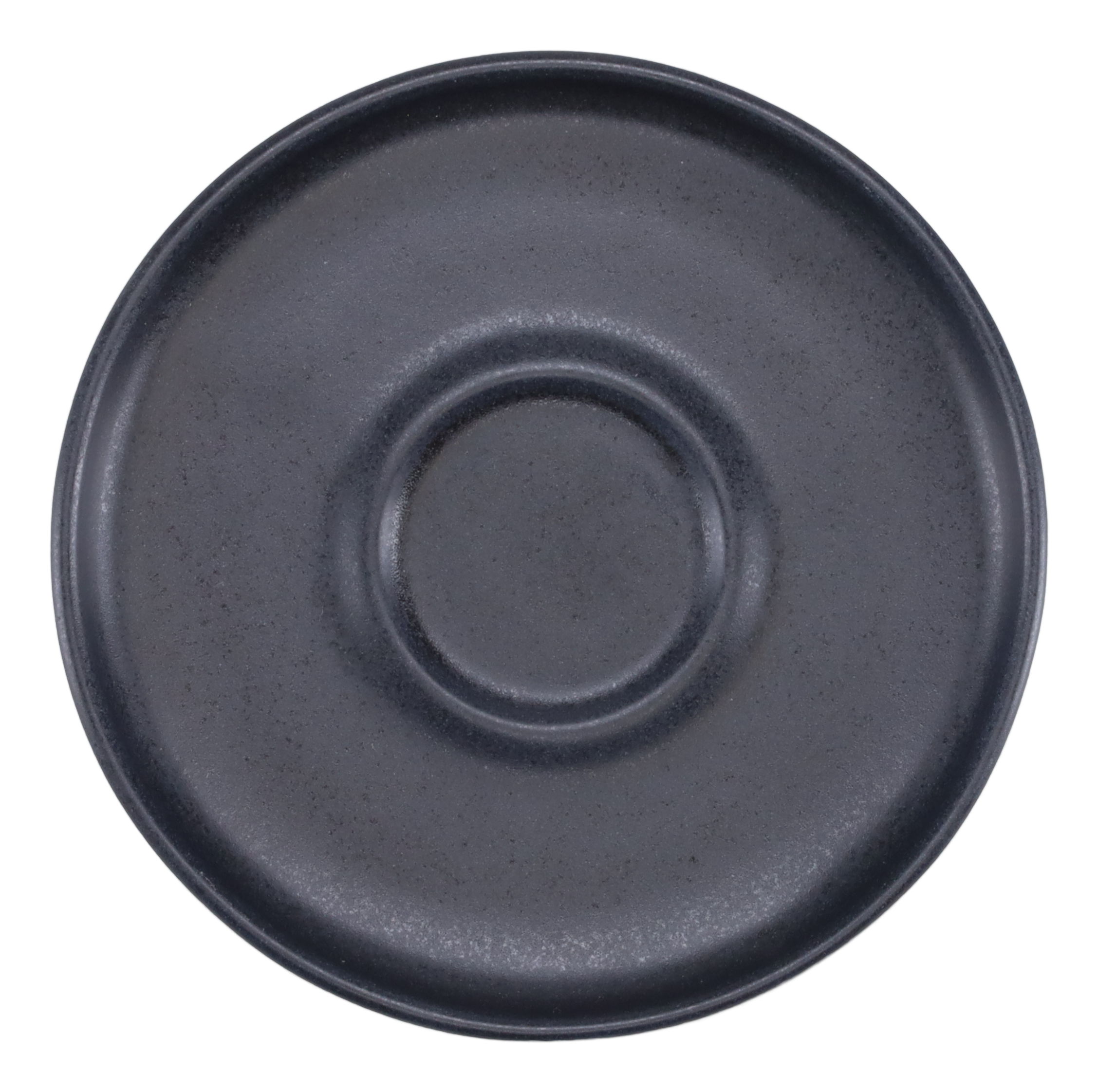 Espressountere Ø ca. 12 cm - Uno Natural, schwarz