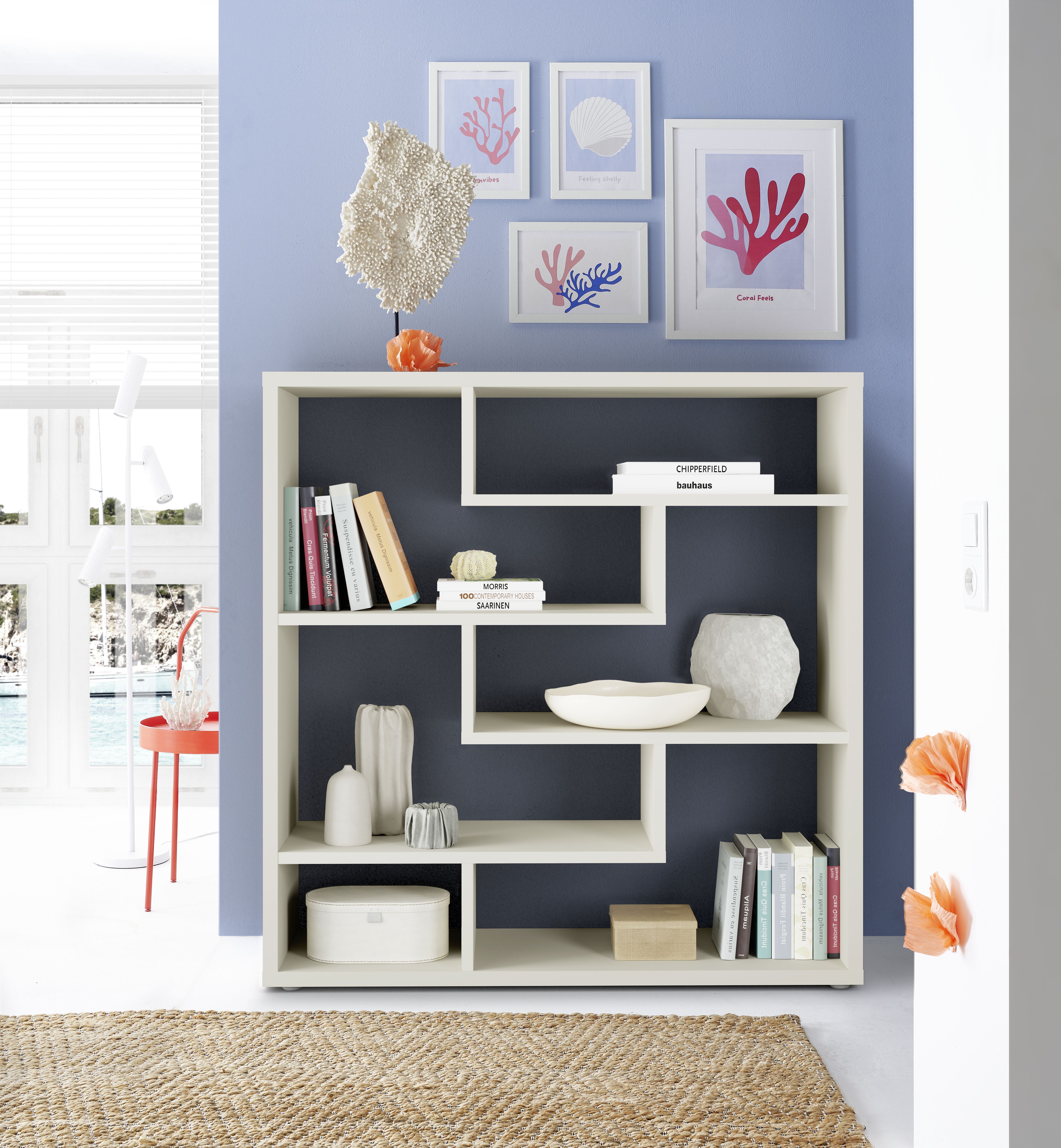 Raumteiler, Kaschmir matt Lack Nachbildung - Mirando