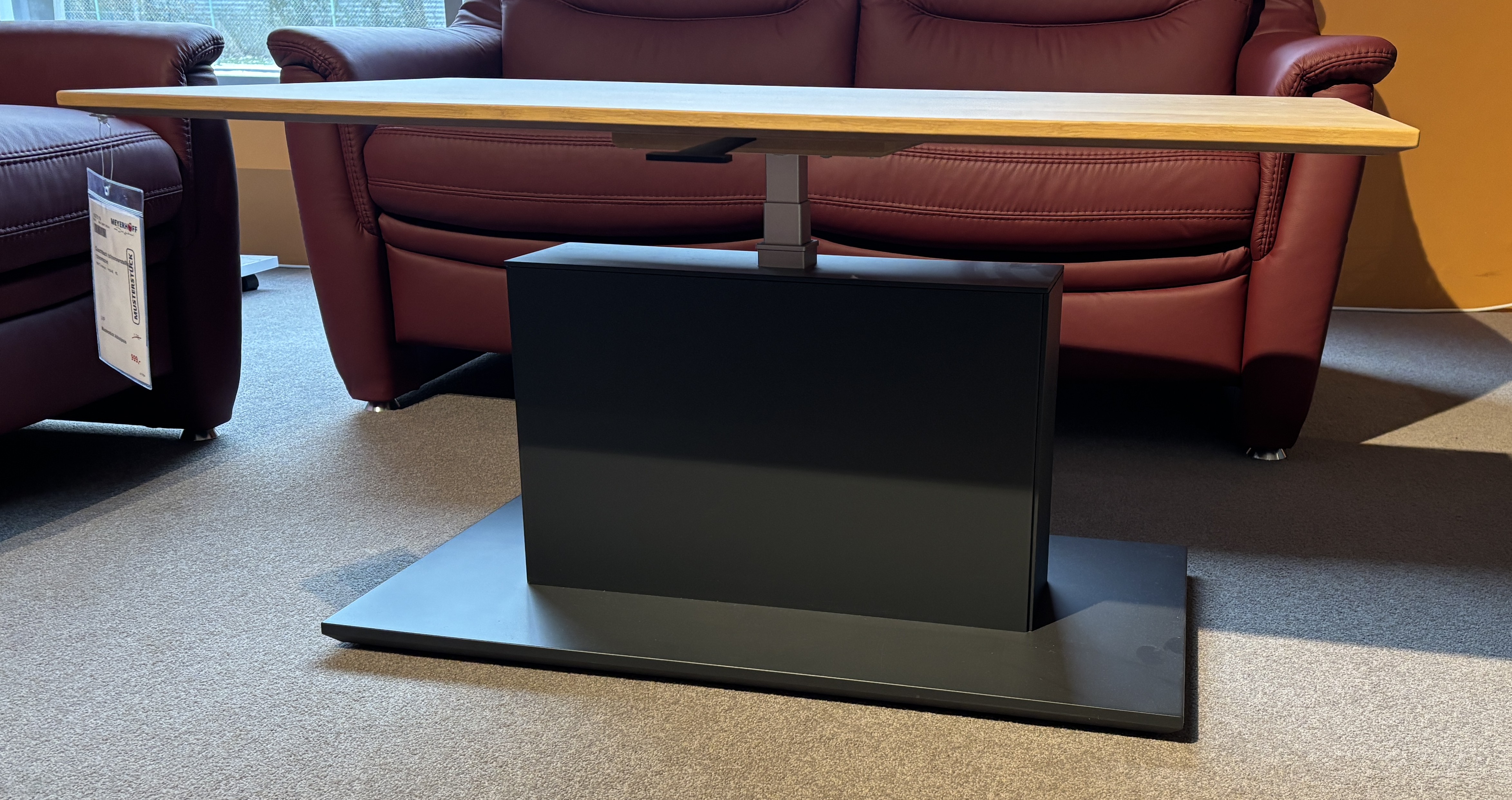 Couchtisch, höhenverstellbar, Eiche - COUCHTISCHE