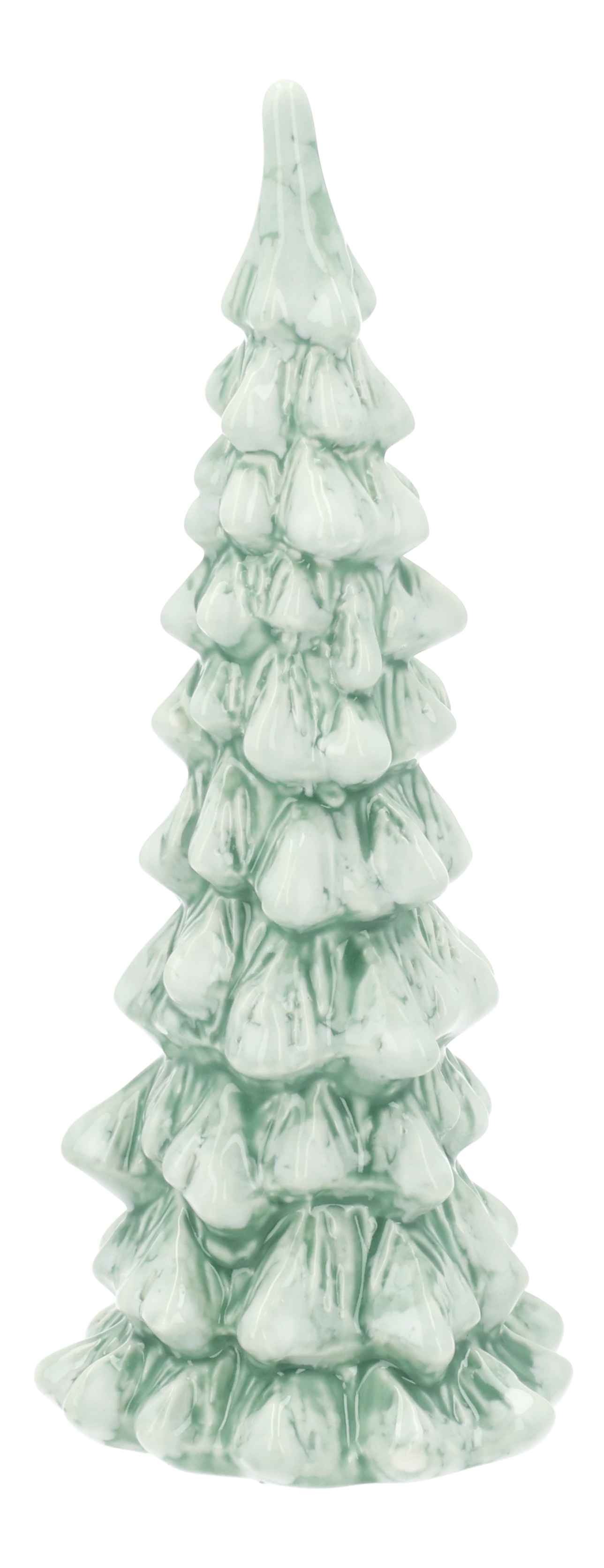 Deko-Tannenbaum, Grün, ca. Ø9x22cm - Porzellan