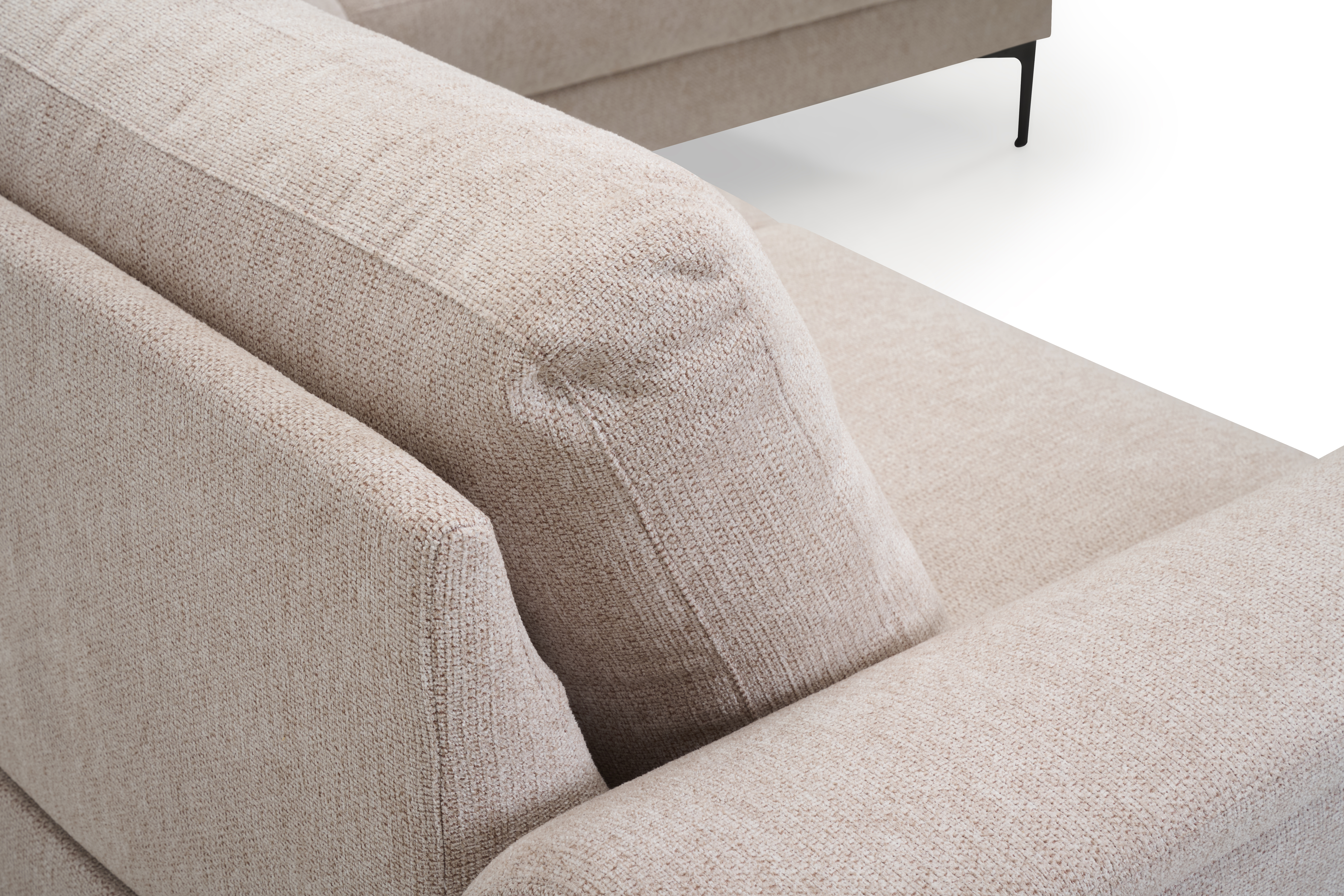 Ecksofa, Stoff Pale - LS26 Grace