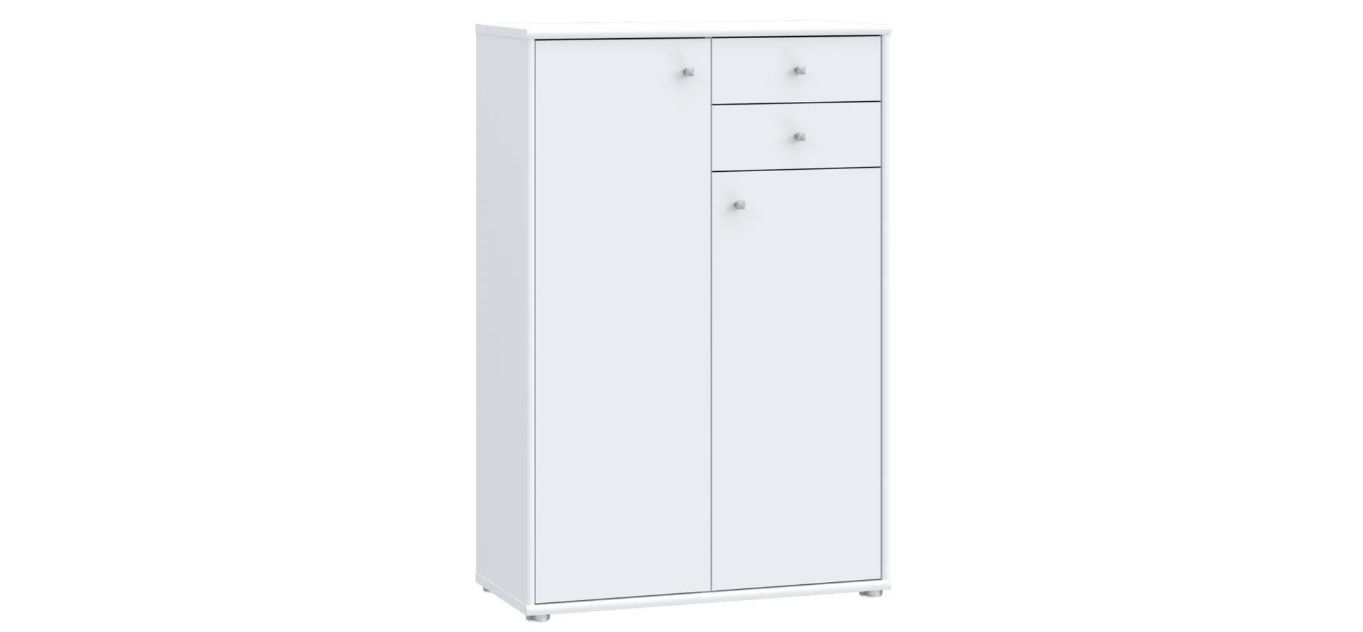 Kommode, Weiß - Faik