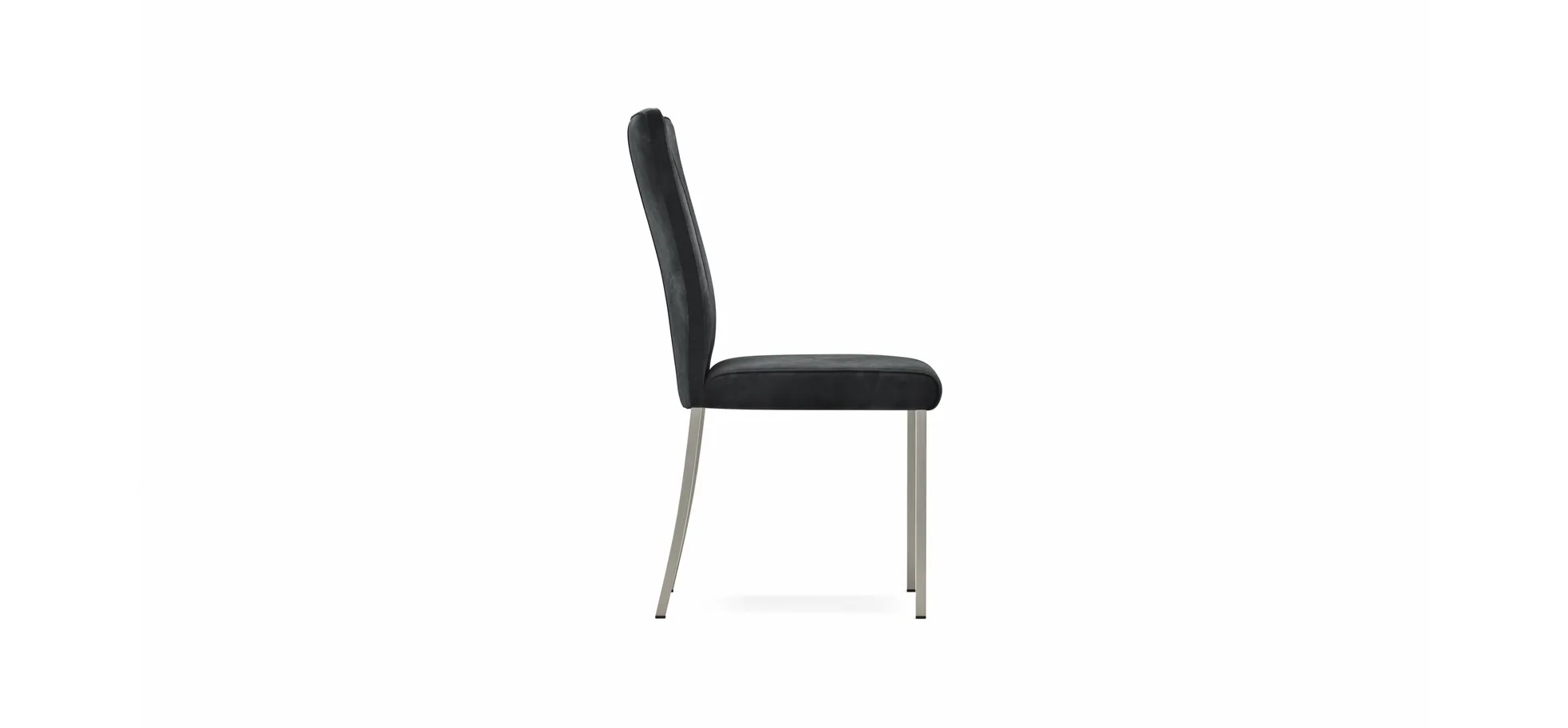 Stuhl 4110 - Stoff, Anthrazit