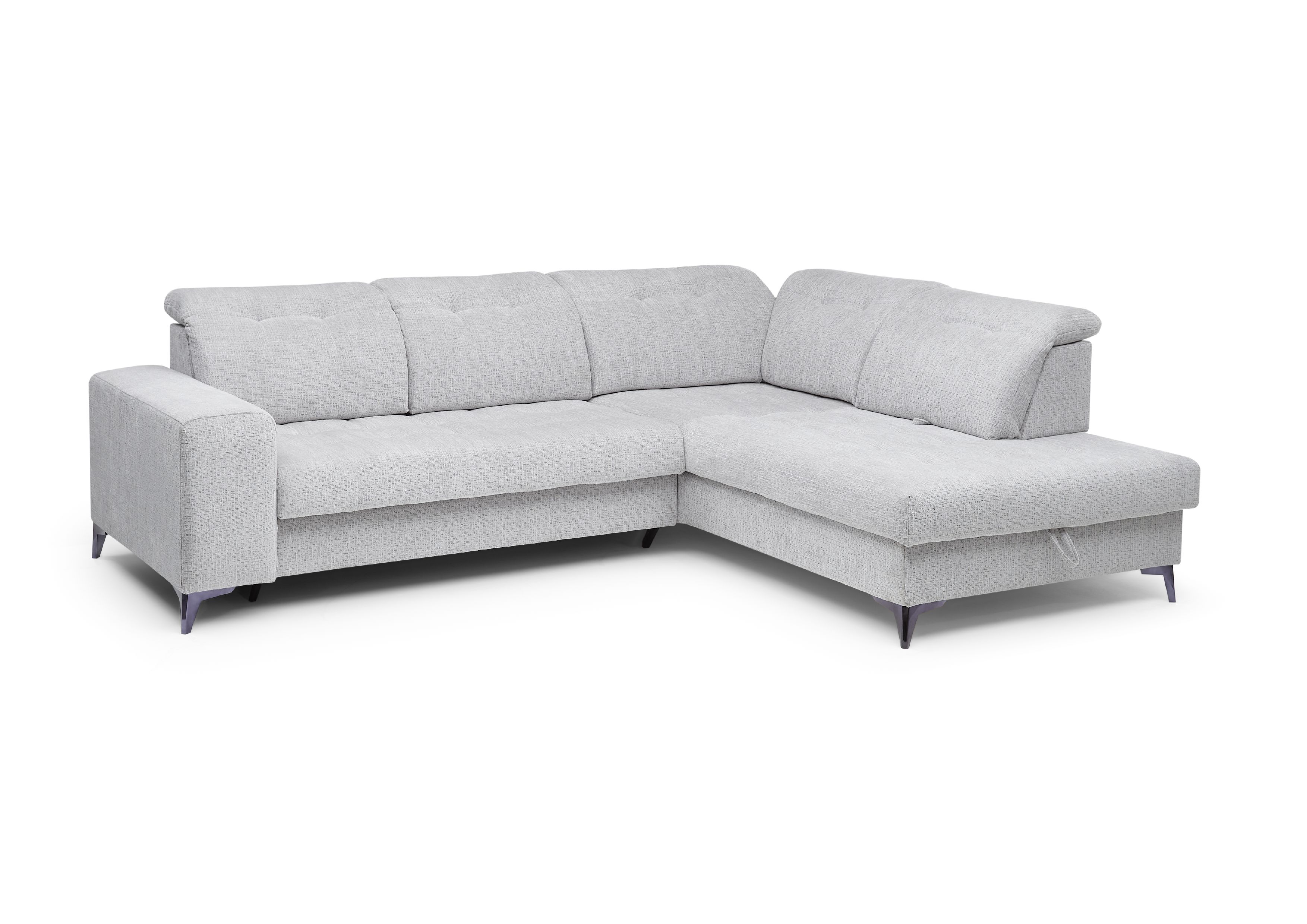 Ecksofa, light grey - Elty