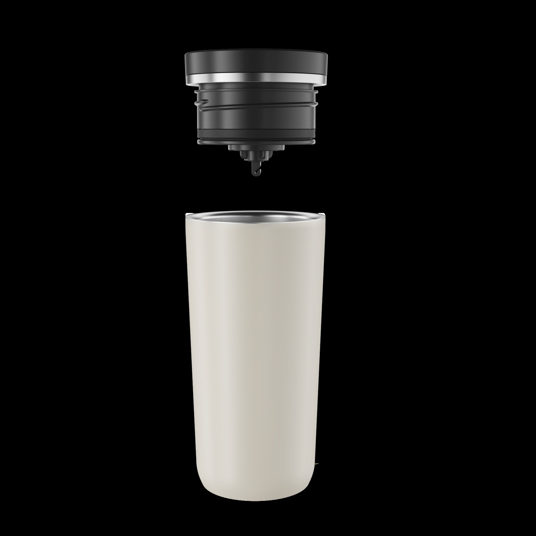 Isolier-Trinkbecher linen beige 0,38l - ISO COFFEE MUG PRO