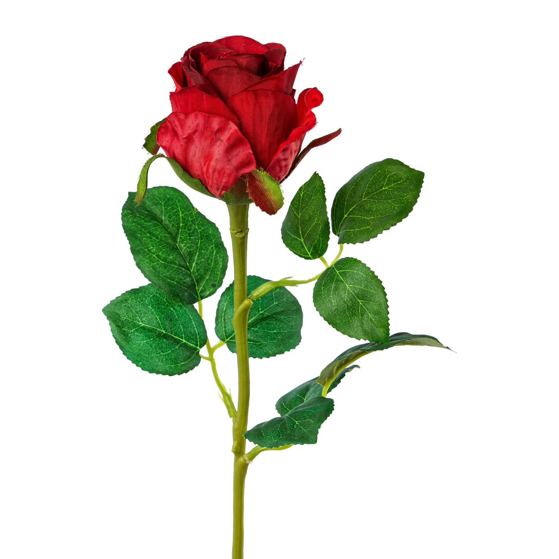 Kunstrose - Rose, 51 cm, rot