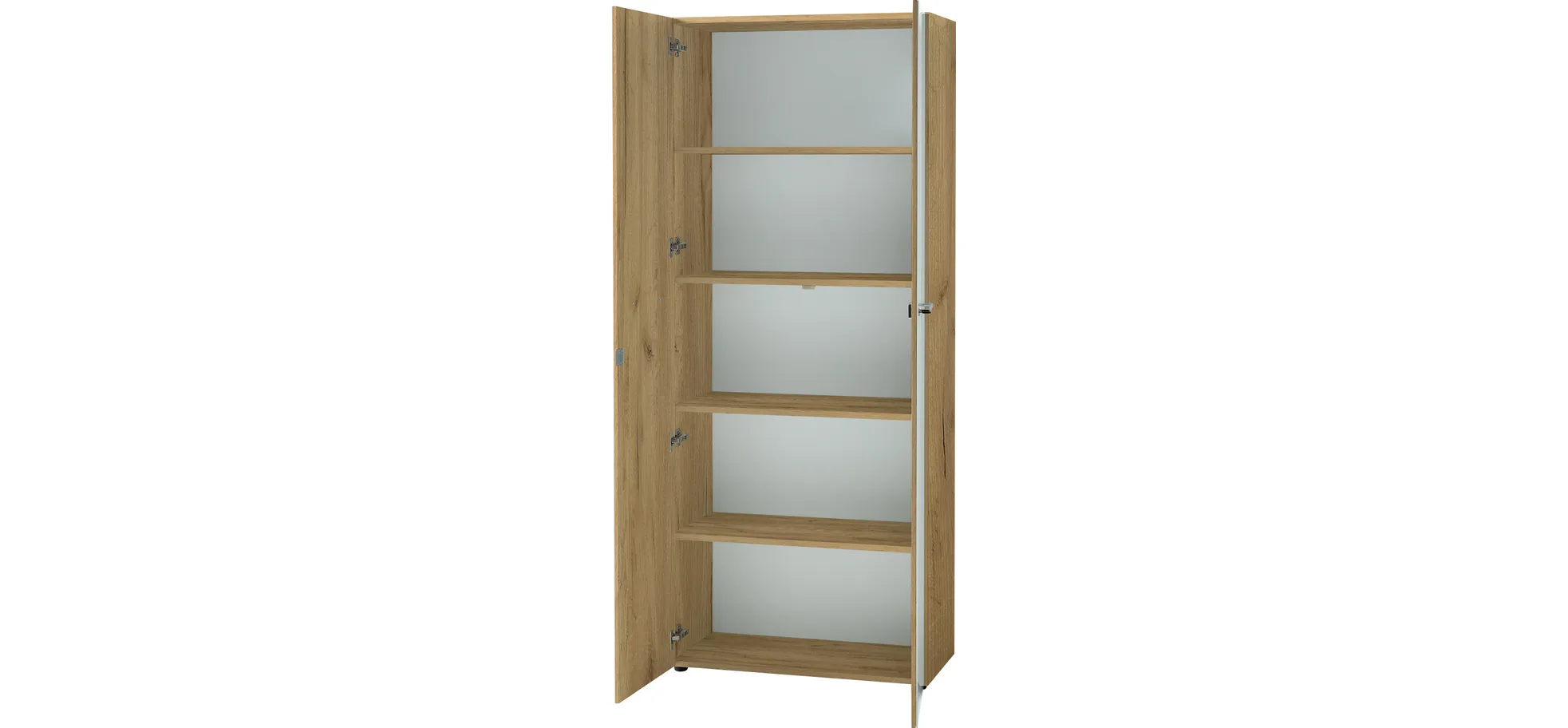 Aktenschrank GWEN - B ca. 80 cm, Eiche Nachbildung, Weiß Aktenschrank GWEN - B ca. 80 cm, Eiche Nachbildung, Weiß