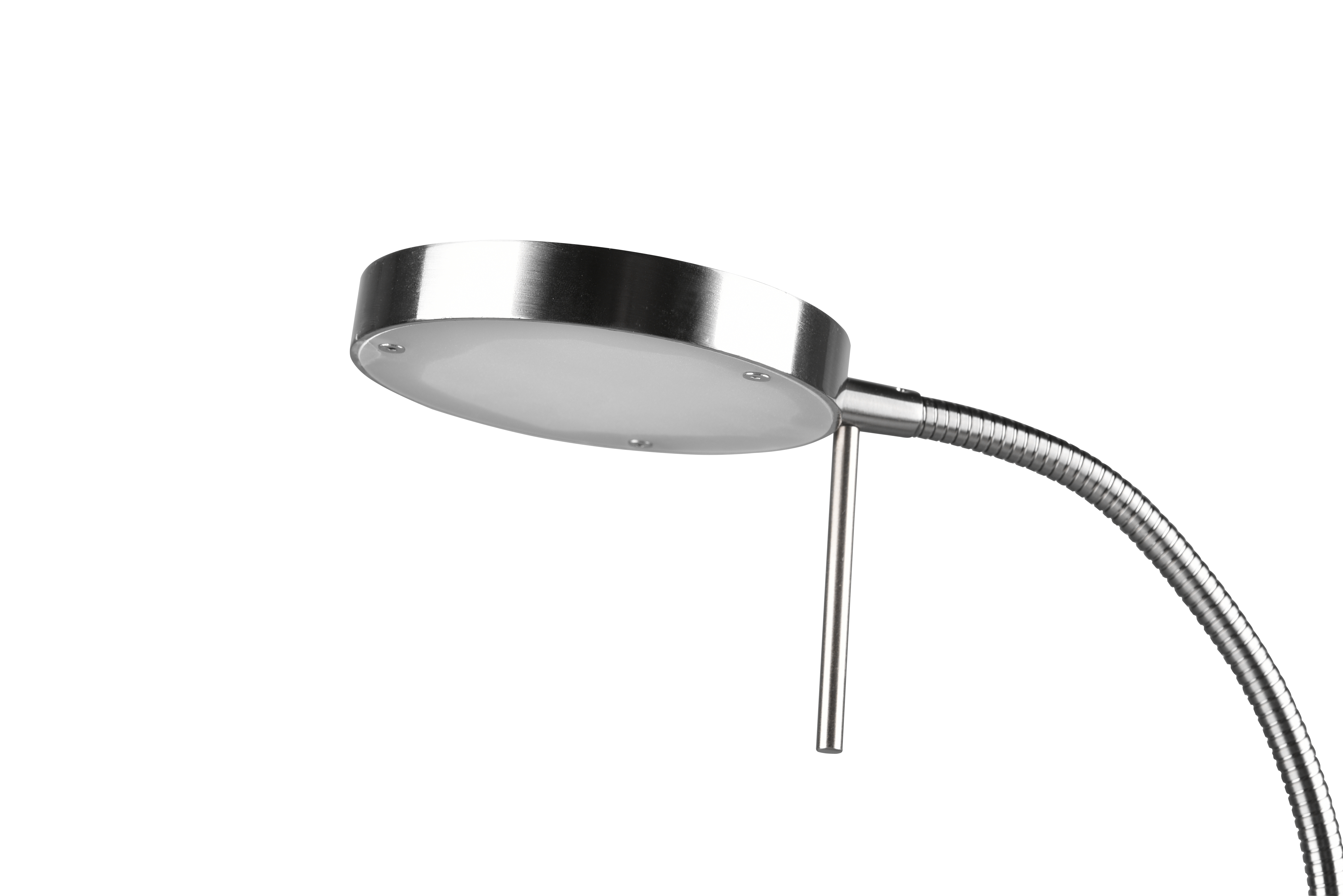 Tischleuchte Monza - 1flg., Metall/Nickel matt,19x57x46cm